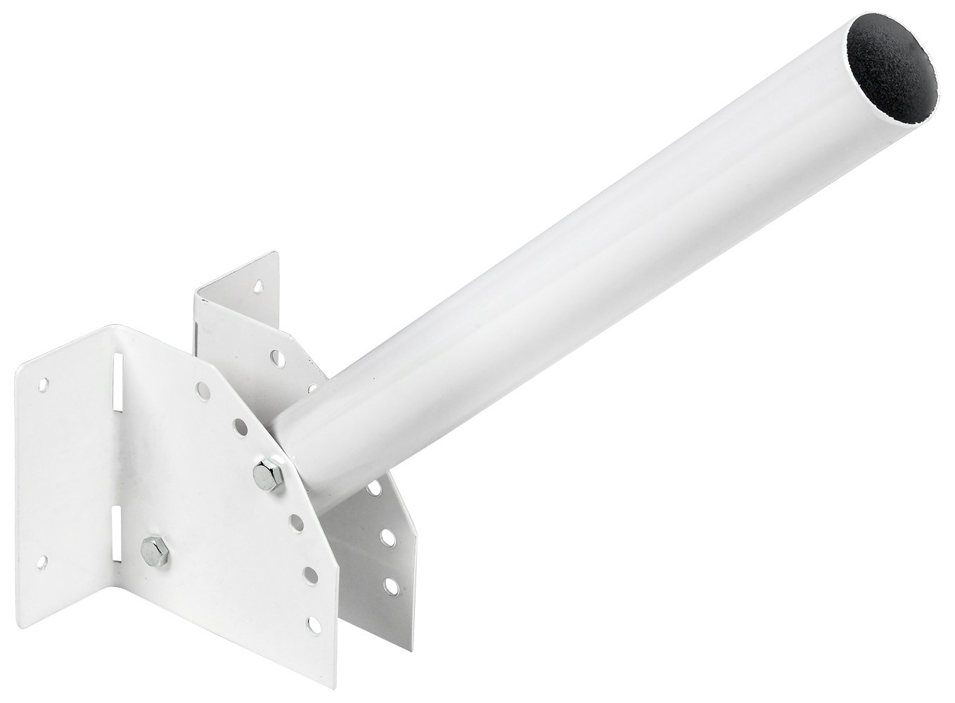 Кронштейн КР-4М D 48мм L 500мм под монтажную ленту регулируемый угол белый
