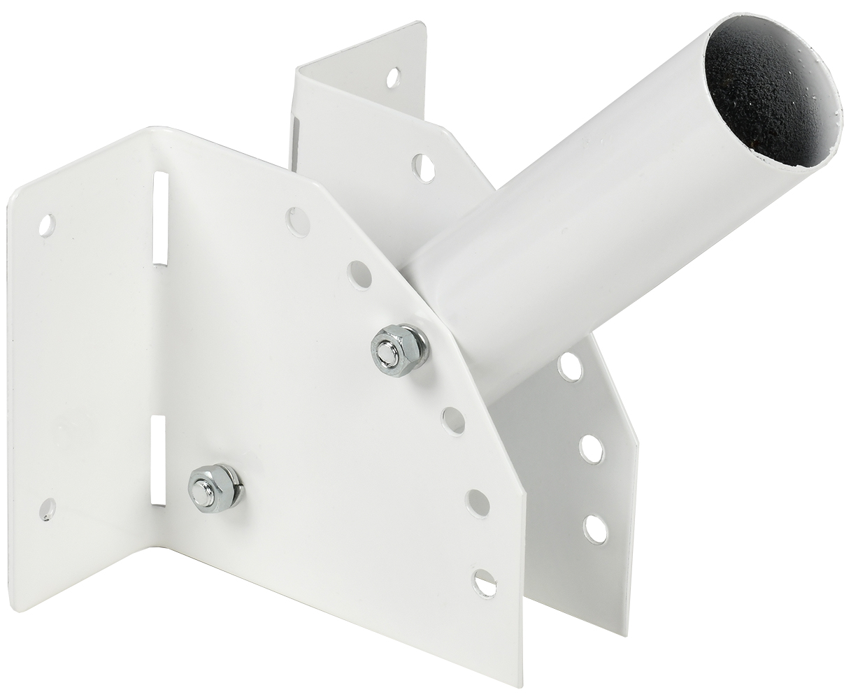 Кронштейн КР-3 D 48мм L 250мм настенный регулируемый угол белый