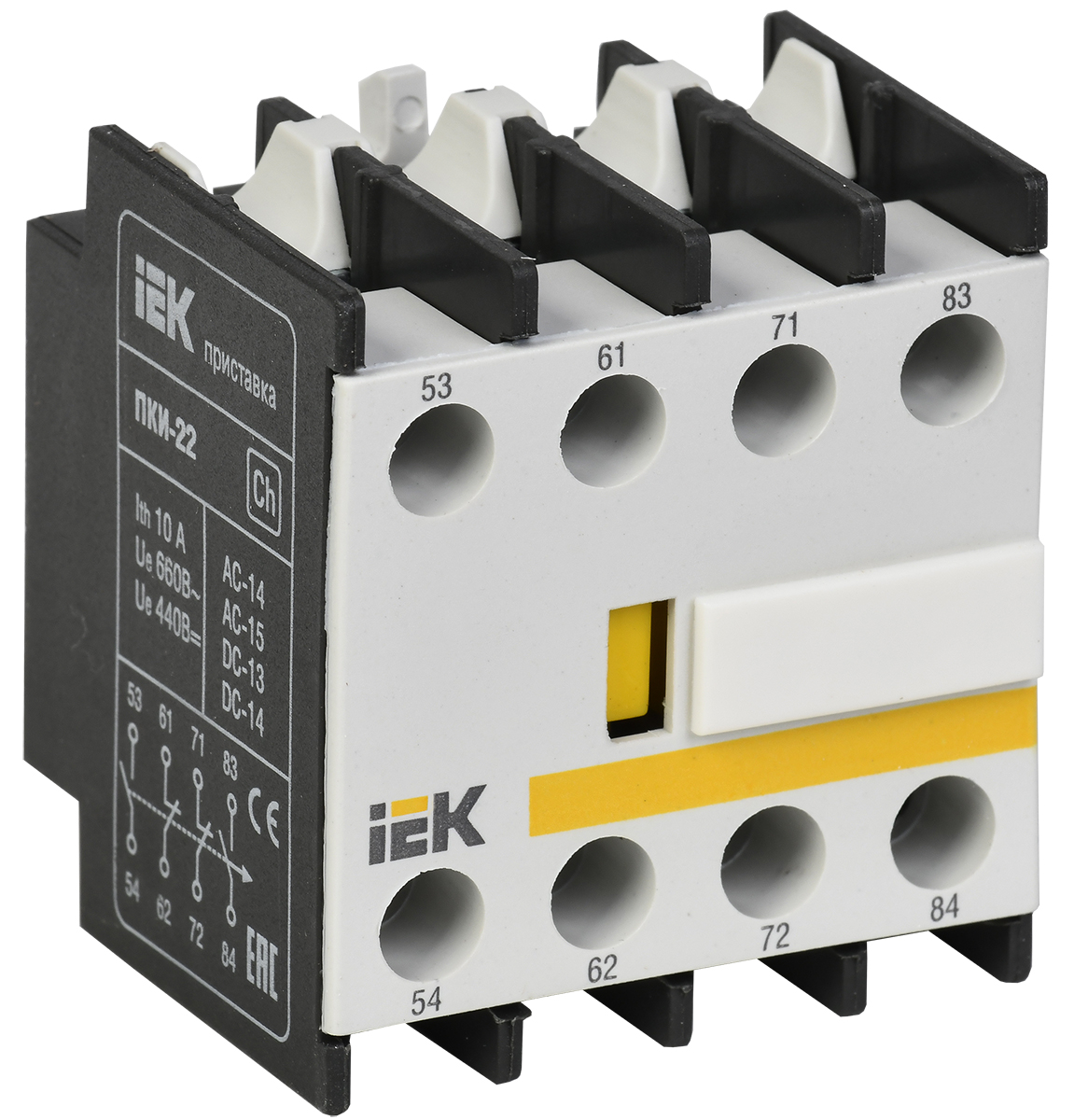 Приставка ПКИ-22 дополнительные контакты 2з+2р