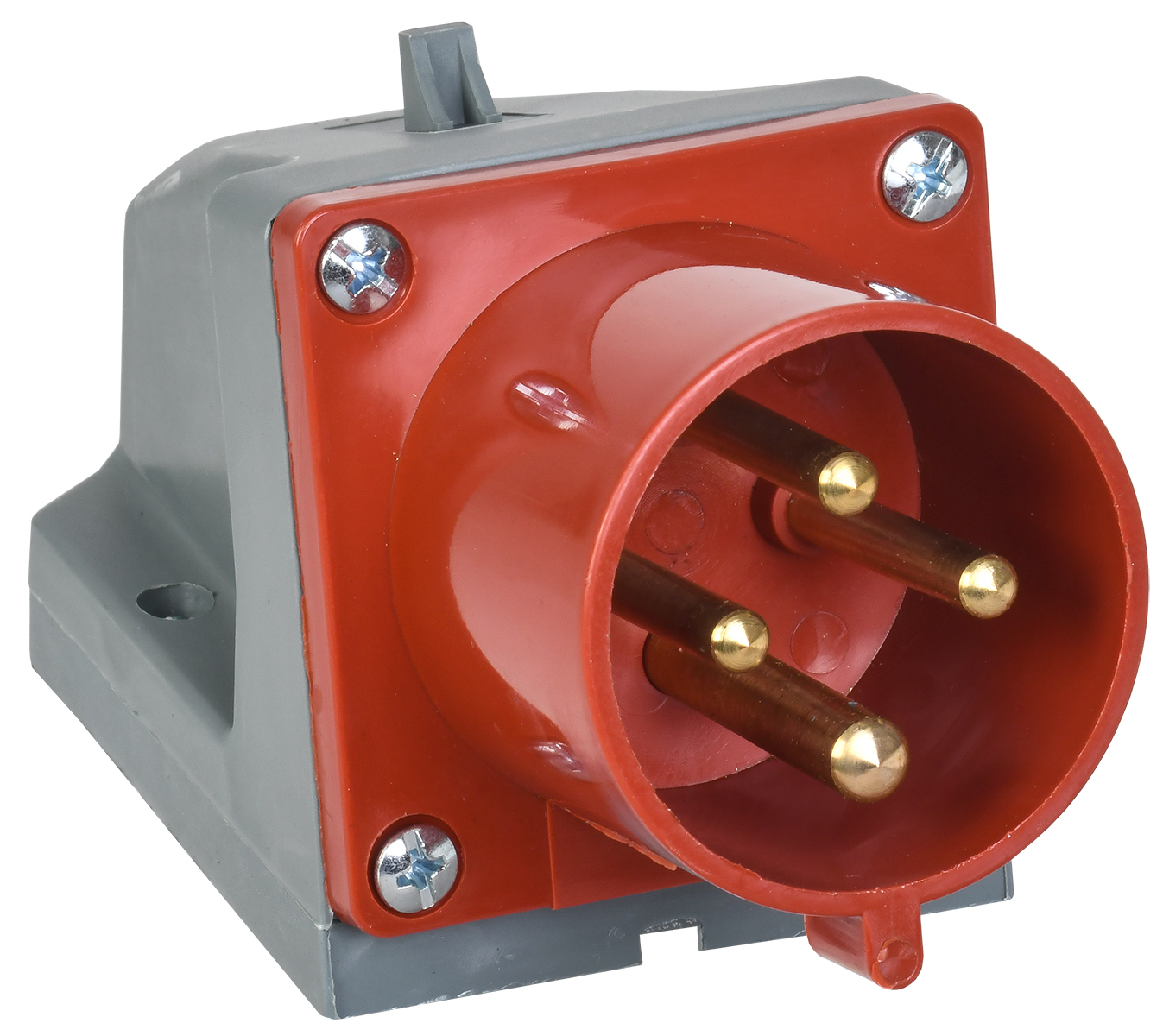 Вилка кабельная 32А 3Р+E IР44 на поверхность 380В 524