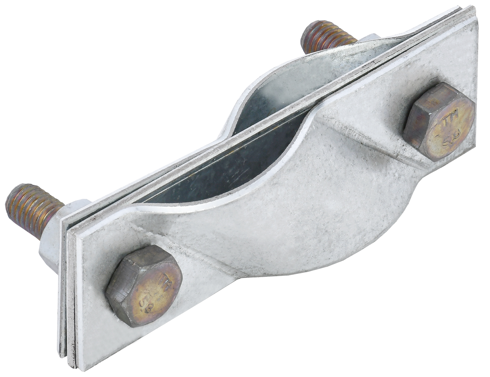 Зажим заземления диагональный стержень-стержень нержавеющая сталь