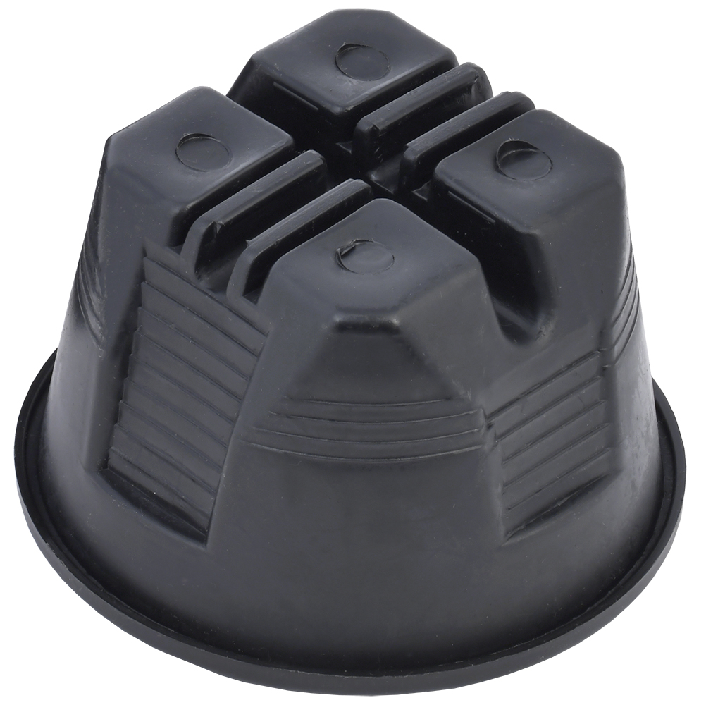 Держатель проводника круглого 8 мм для плоской кровли пластик