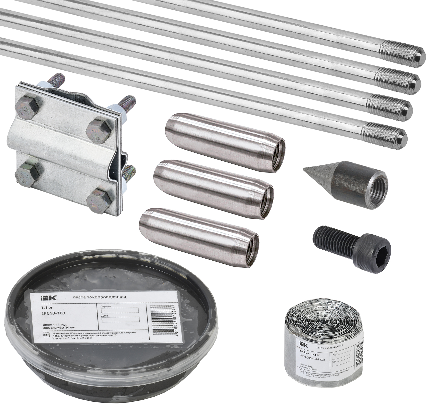 Комплект заземления 6/14 нержавеющая сталь