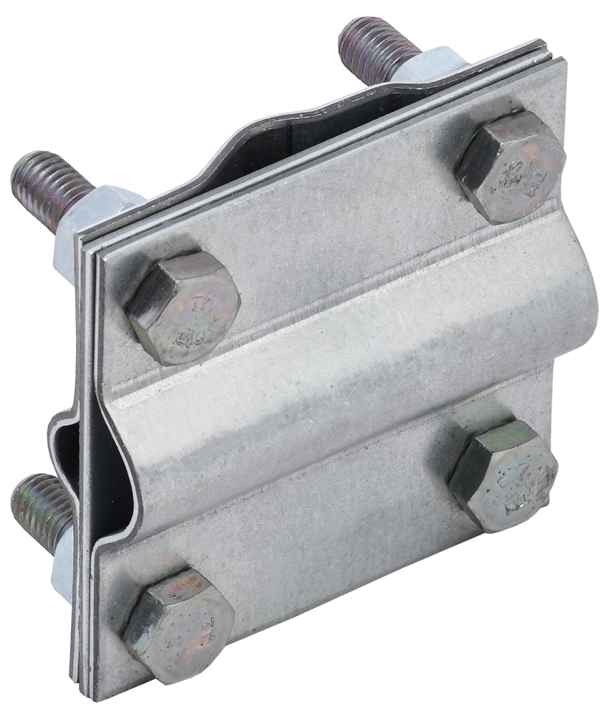 Зажим заземления крестообразный стержень-полоса/пруток оцинкованная сталь