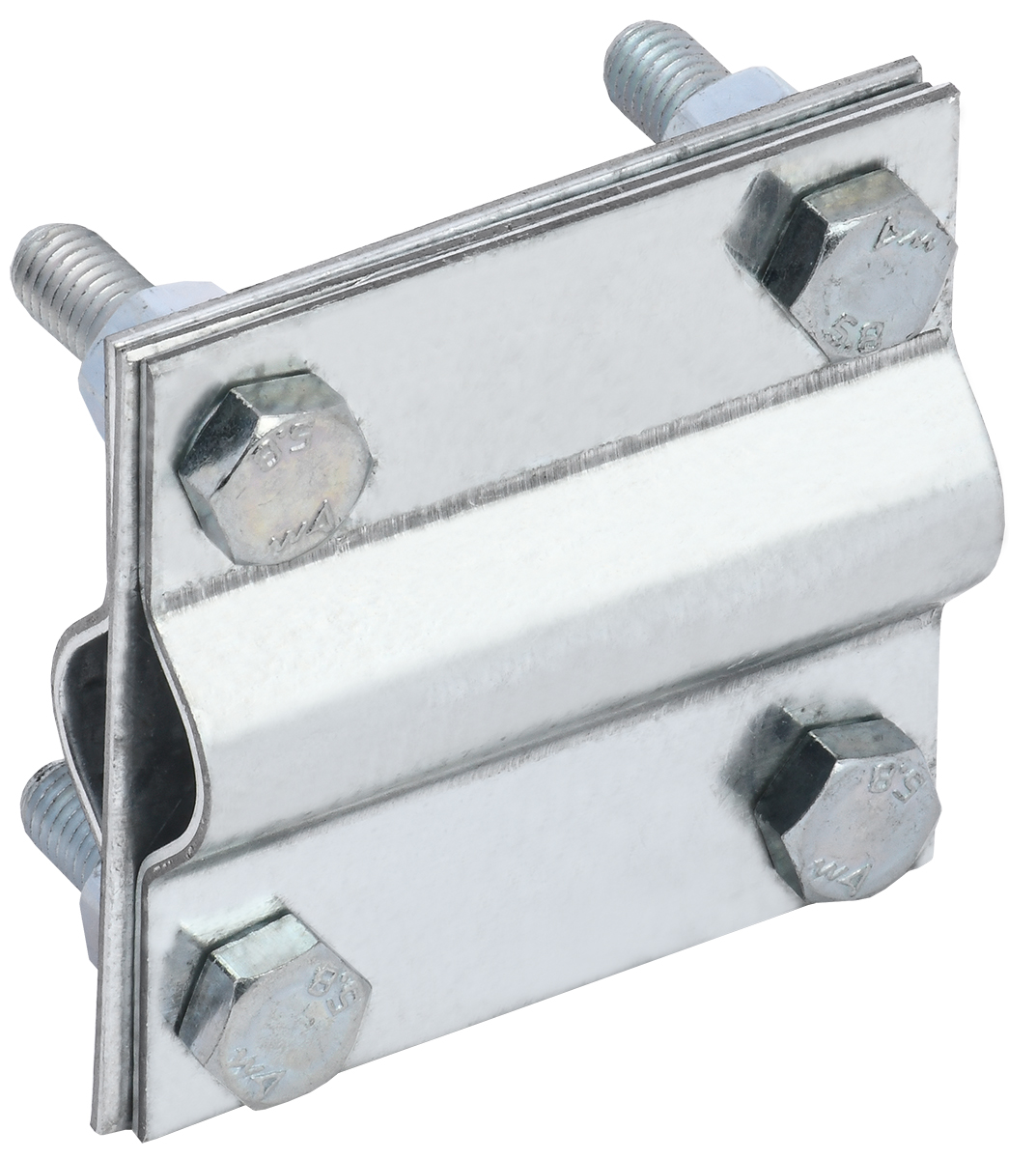 Зажим заземления крестообразный стержень-стержень нержавеющая сталь