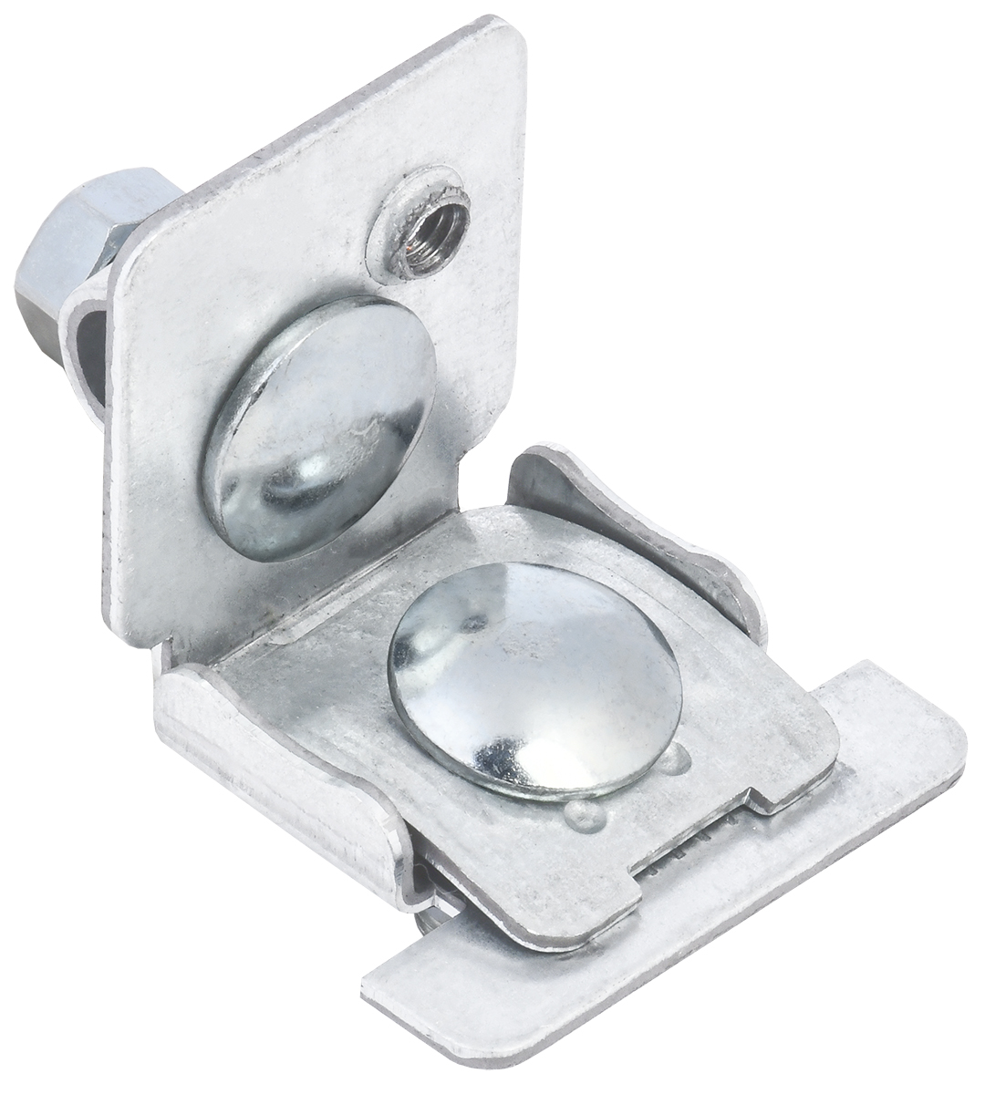 Держатель проводника круглого 6-10 мм для фальца 0,6-8 мм нержавеющая сталь