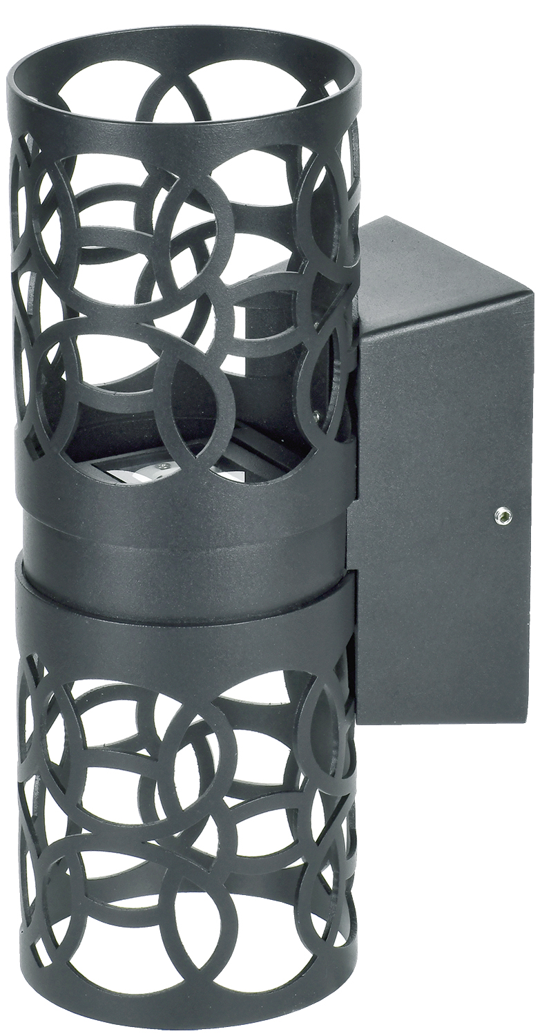 Светильник уличный декоративный для наружного освещения светодиодный 5103 настенный 10 Вт 4000К IP54 серый