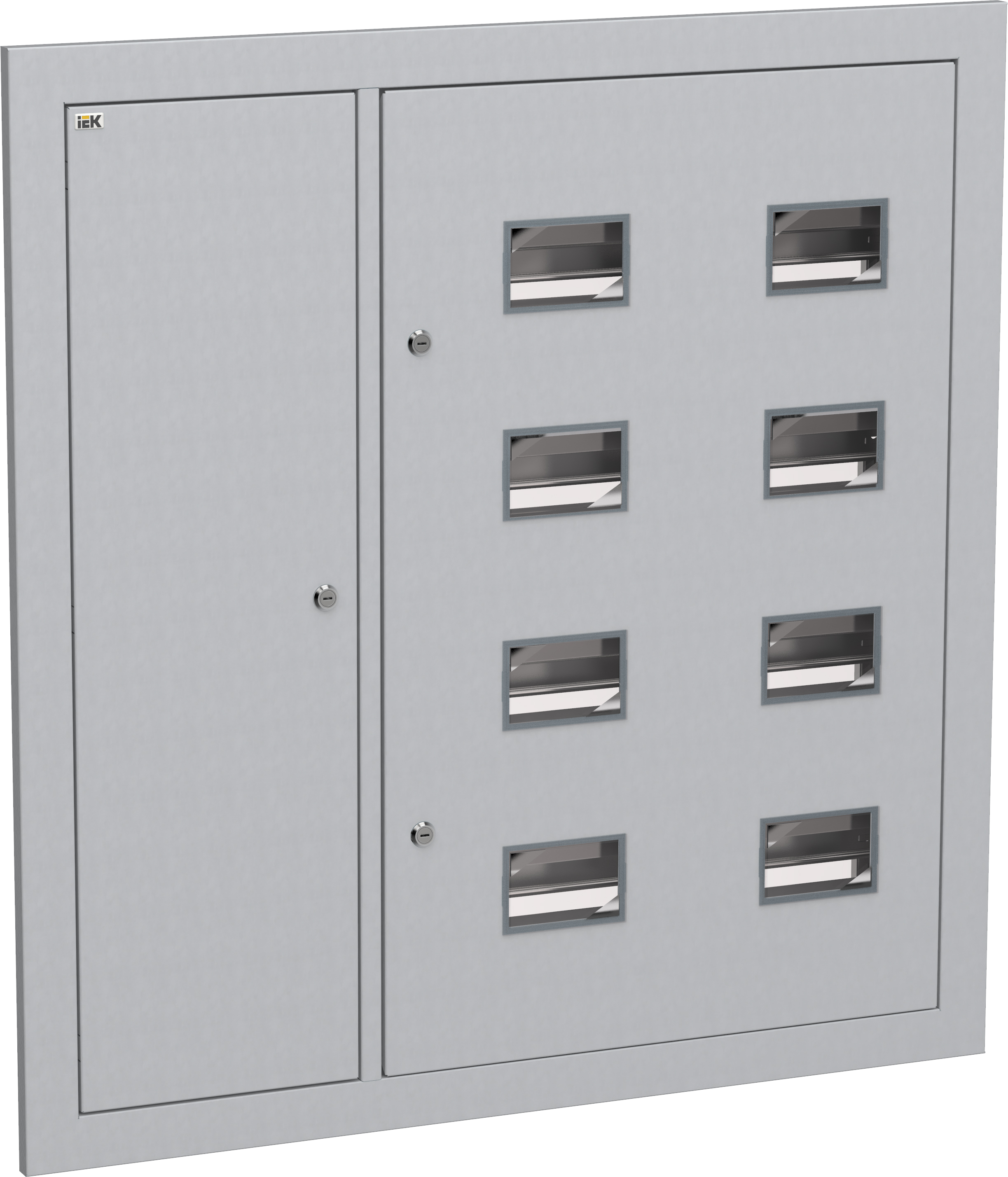 Корпус металлический ЩЭ-8-Э 36 IP31 (слабот. отсек слева) LIGHT