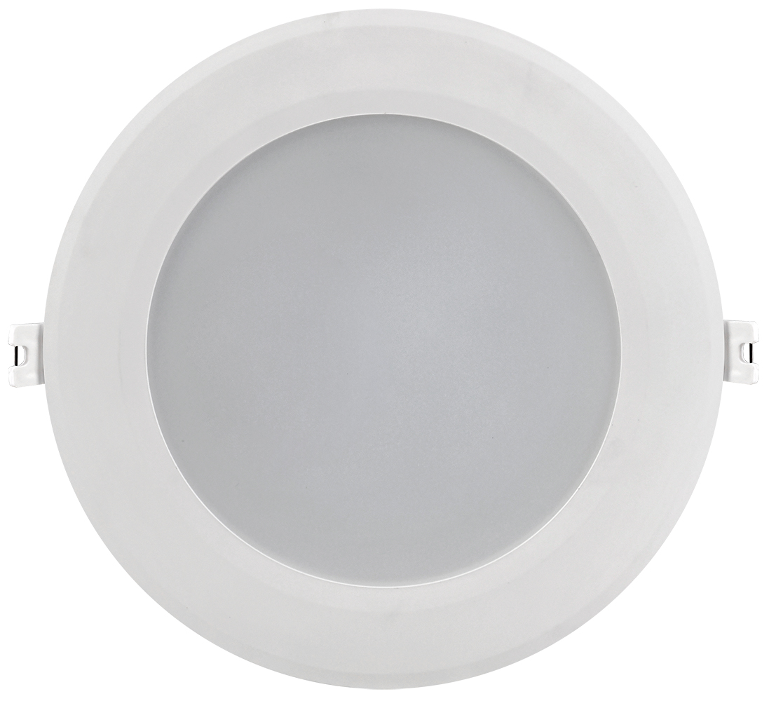 Светильник даунлайт светодиодный встраиваемый ДВО 1715 белый круг 15Вт 4000К IP40