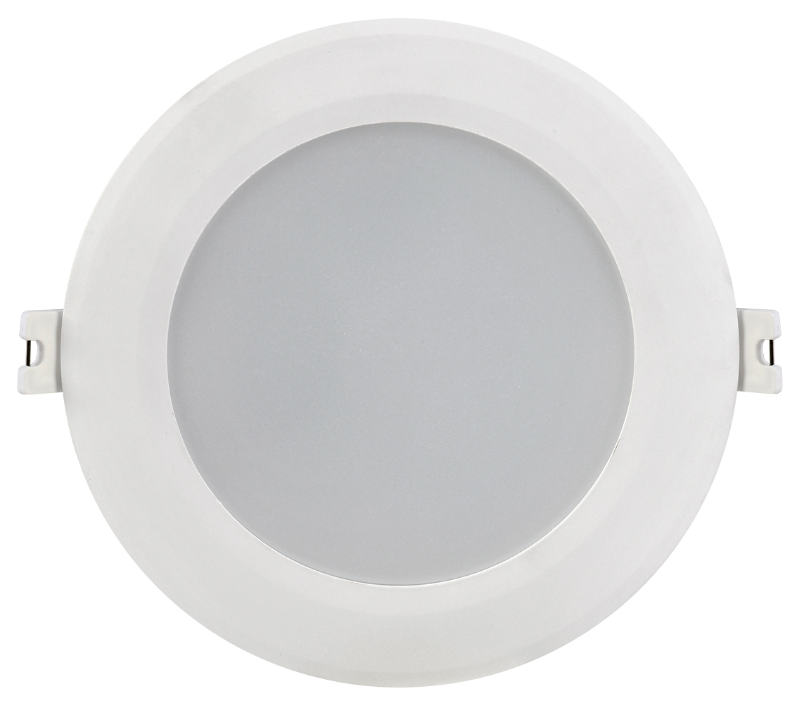 Светильник декоративный светодиодный LED встраиваемый ДВО 1713 белый круг 9Вт 4000К IP40