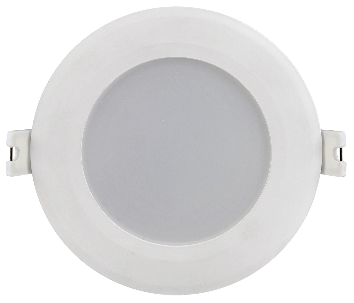 Светильник декоративный светодиодный LED встраиваемый ДВО 1712 белый круг 7Вт 4000К IP40