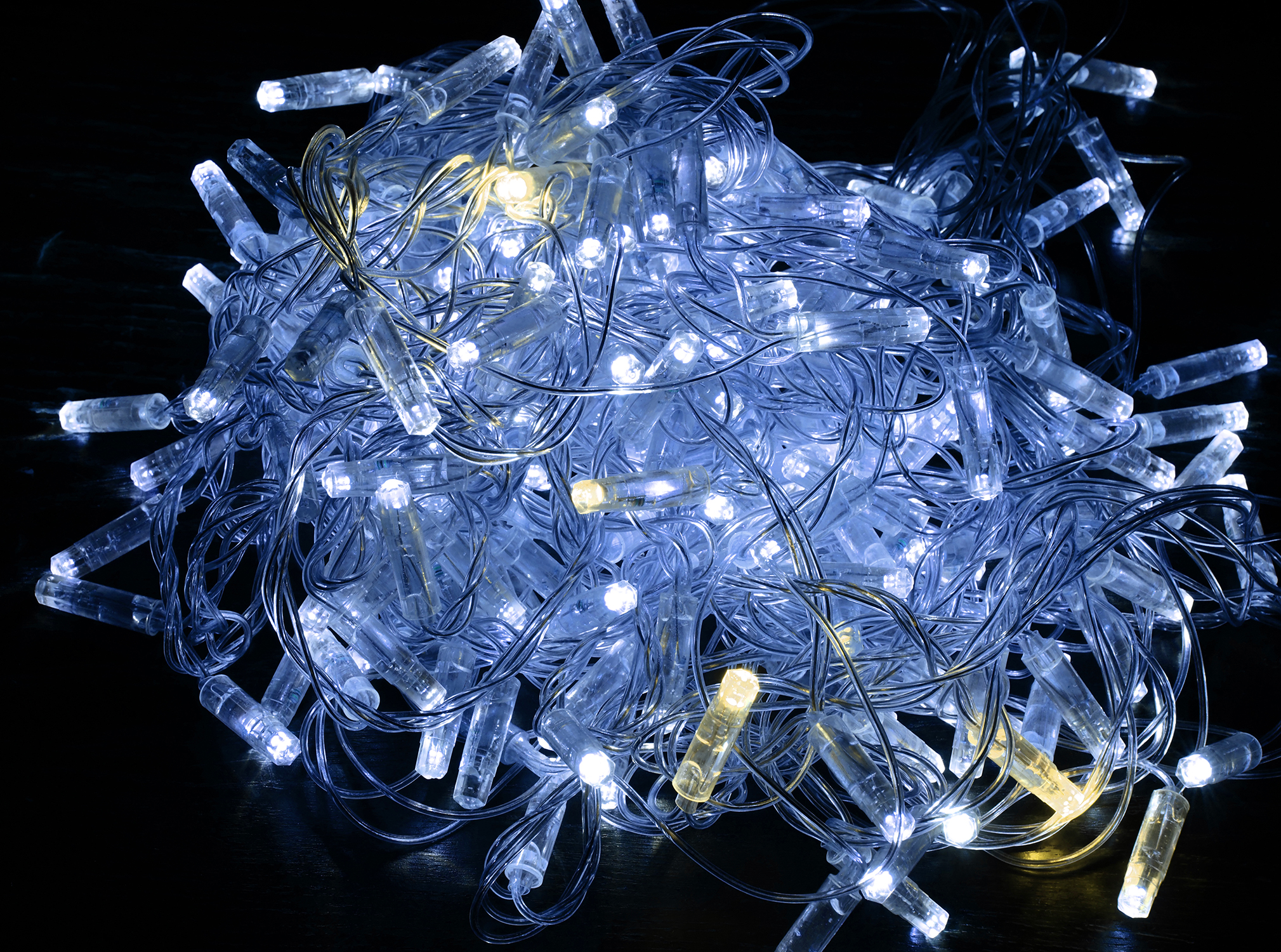 Гирлянда нить 10 м 100 светодиодов белый свет IP44 прозрачный шнур 3 м 230 В мерцание транзит LIGHTING