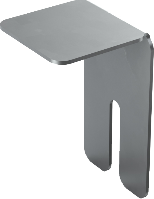 Держатель двускатной крышки лотка H100/150 мм