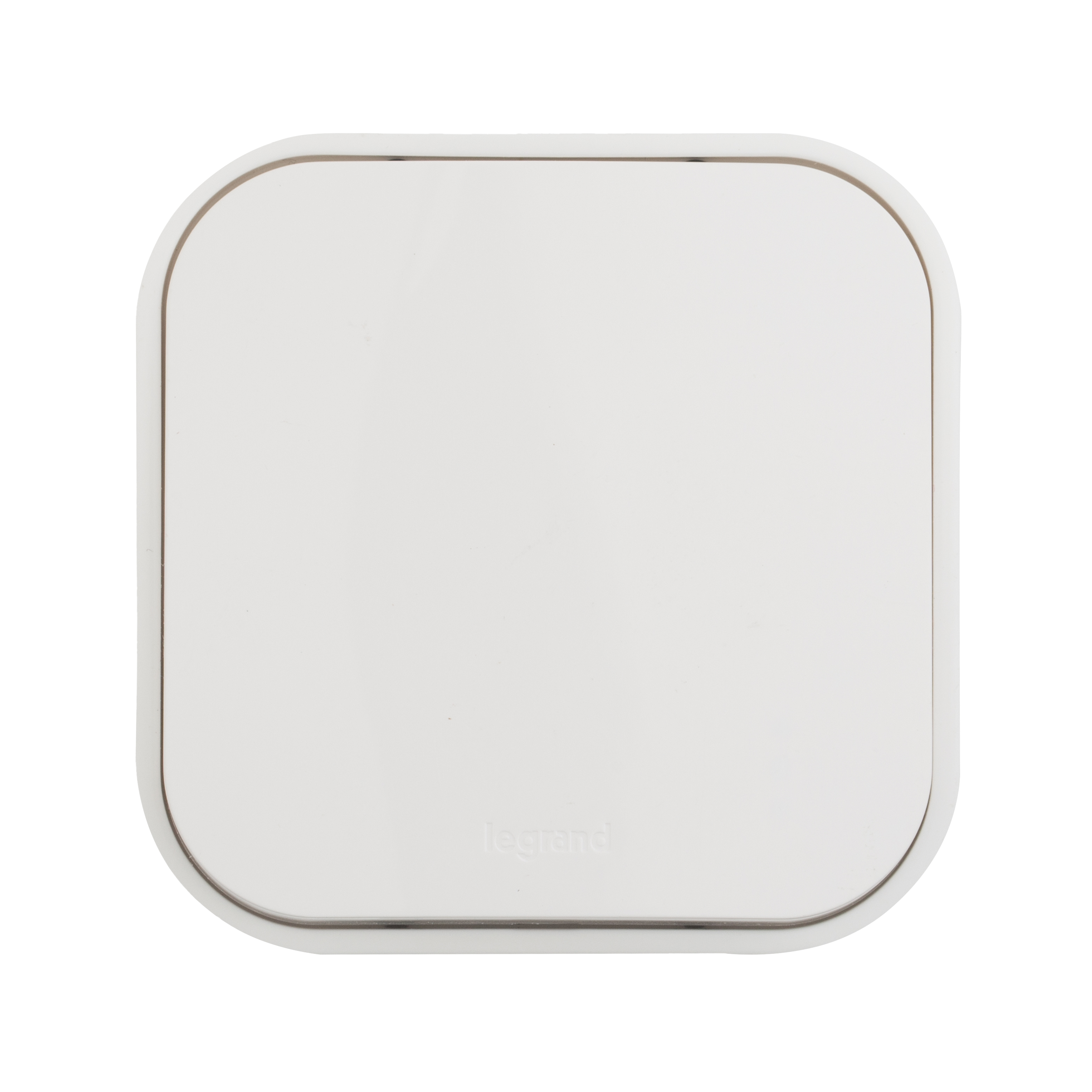 Выключатель 1-клавишный для открытой установки 10Абелый QUTEO