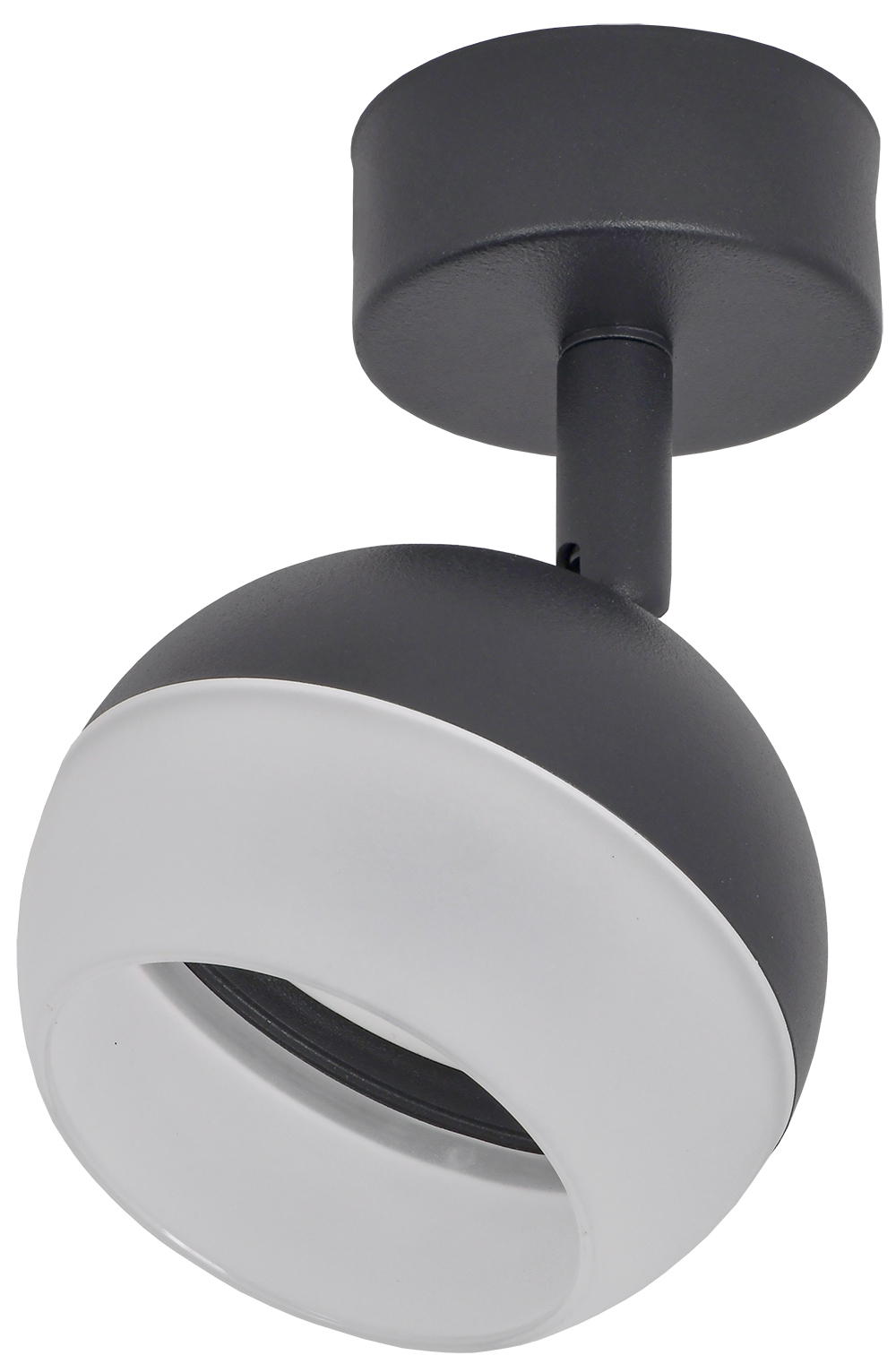 Светильник декоративный 4011 накладной настенно-потолочный под лампу GX53 черный