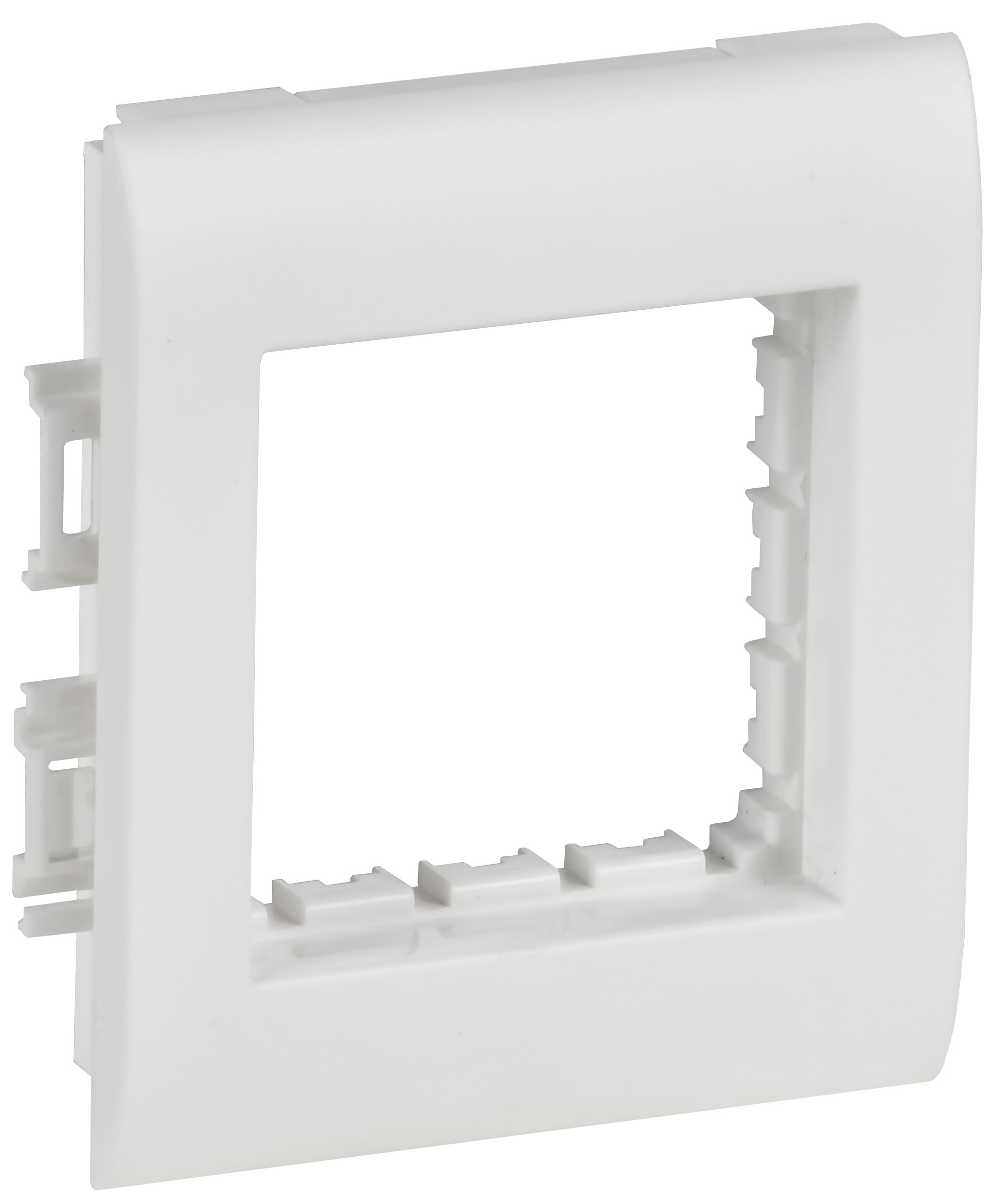 METRA Рамка и суппорт на 2 модуля для кабель-каналов с шириной крышки 75мм белый