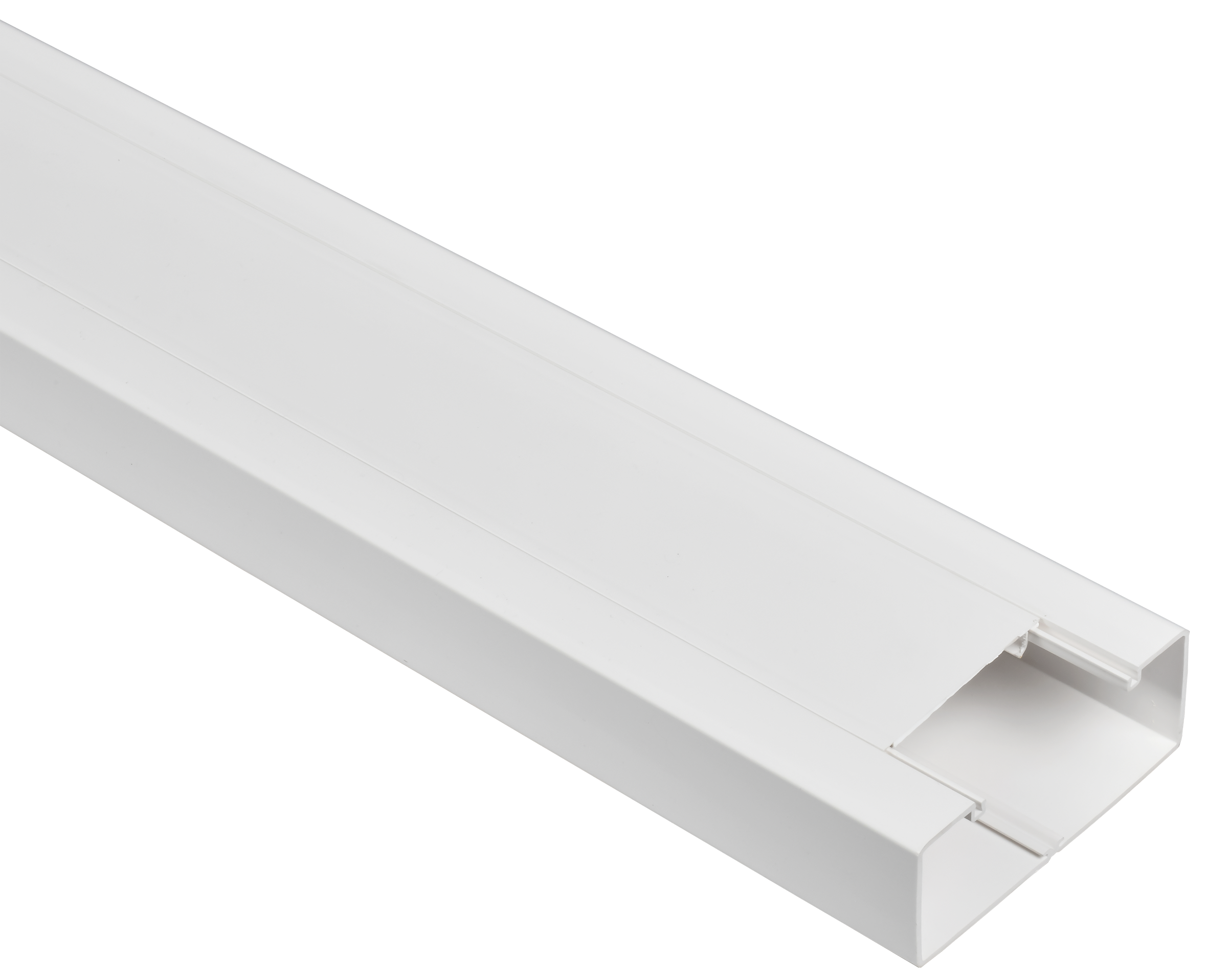 METRA Кабель-канал парапетный 130х50мм с крышкой шириной 75мм белый