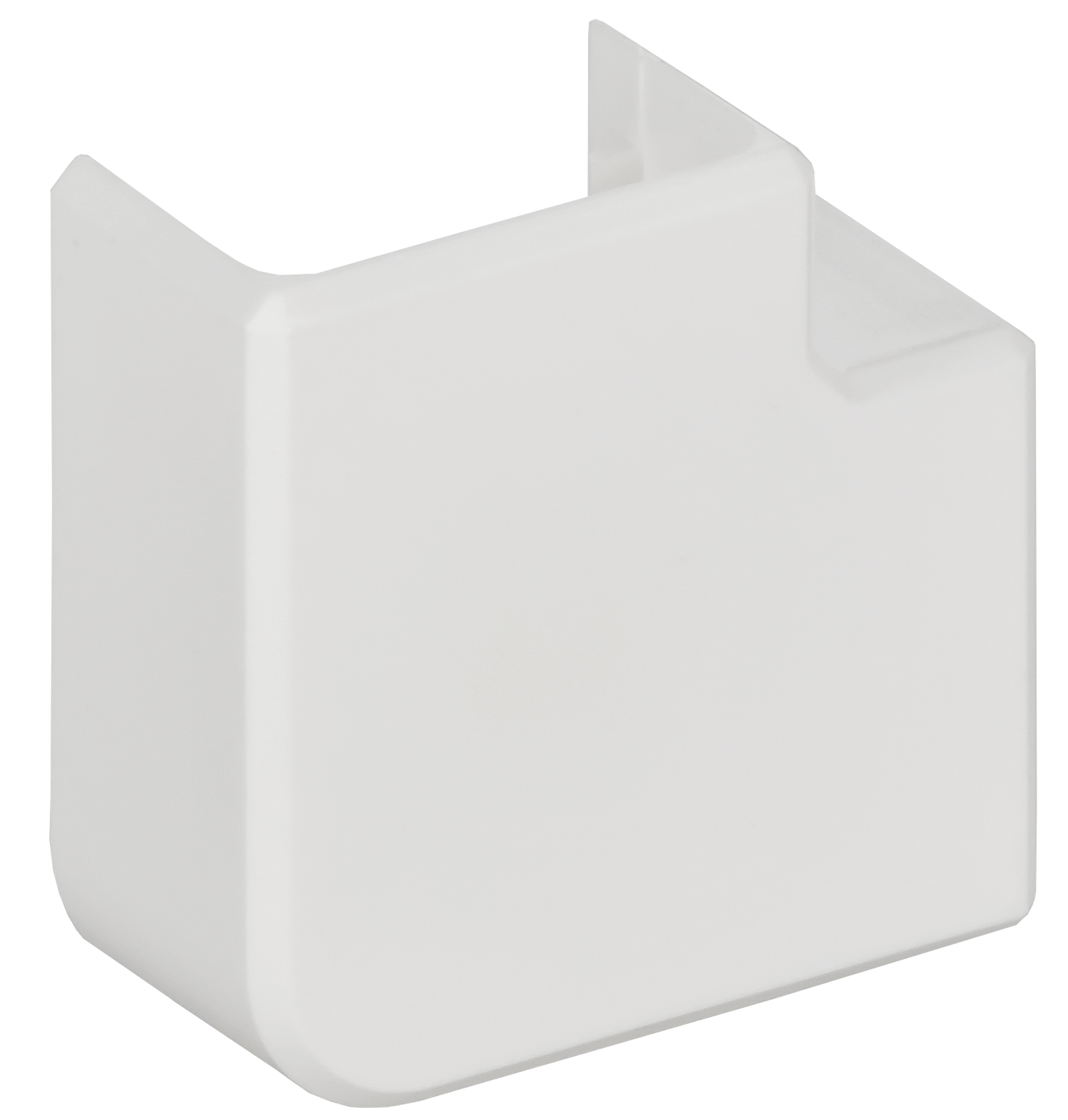 METRA MINI Поворот на 90град 15х10мм белый