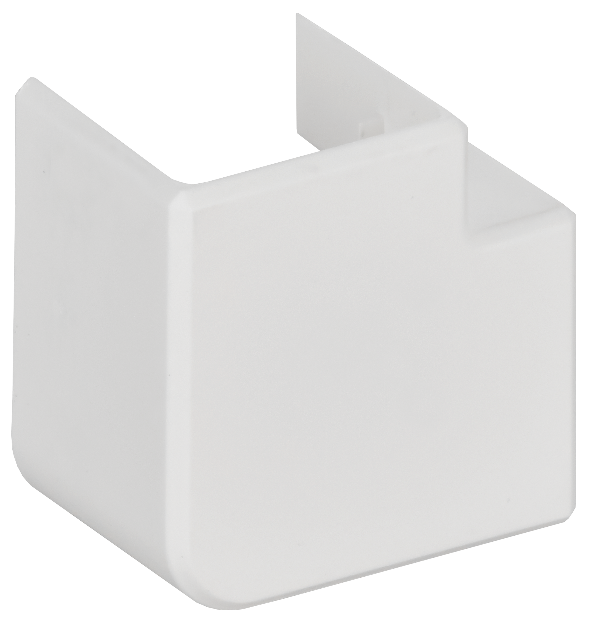 METRA MINI Поворот на 90град 16х16мм белый