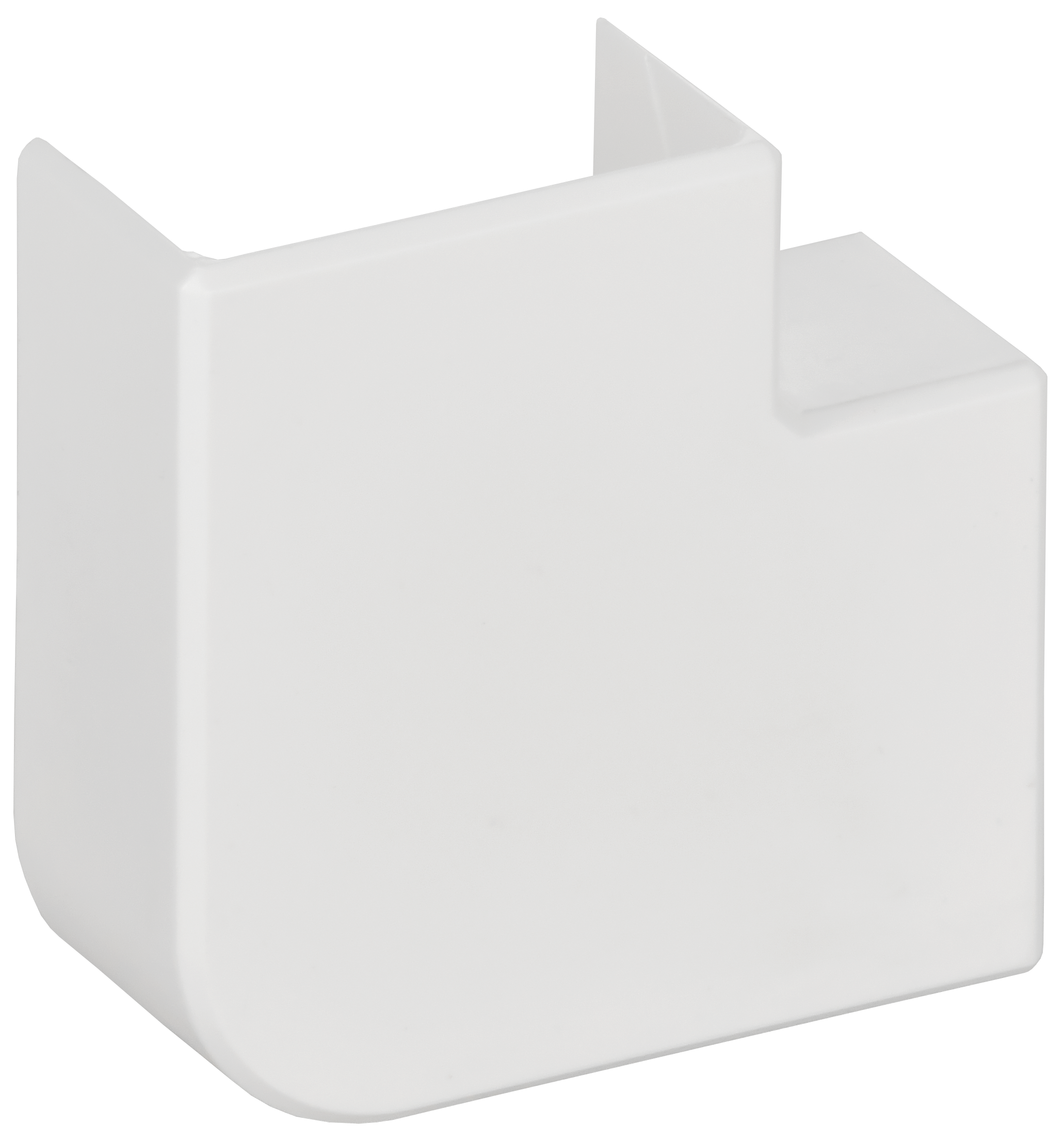 METRA MINI Поворот на 90град 24х14мм белый