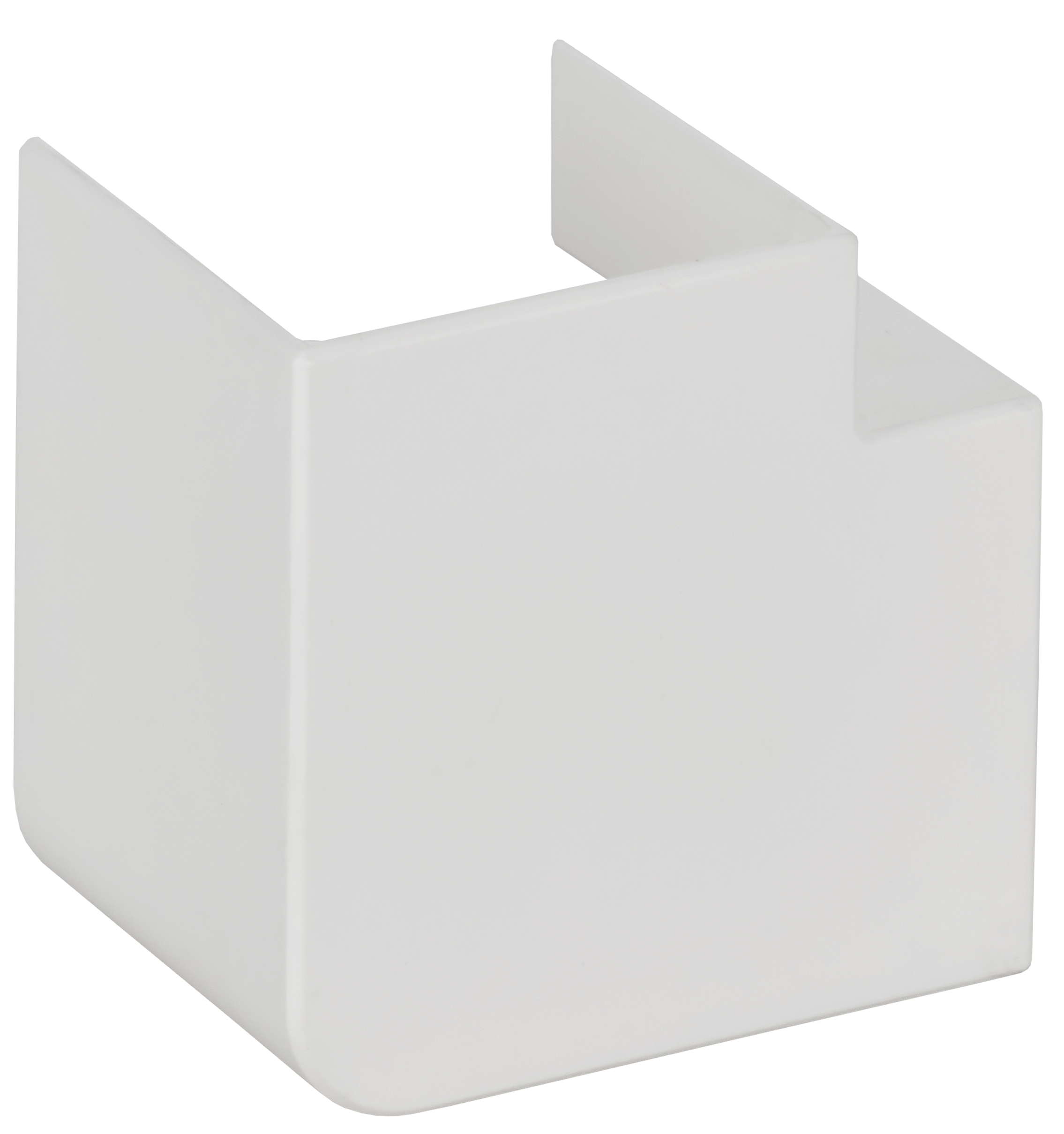 METRA MINI Поворот на 90град 40х40мм белый