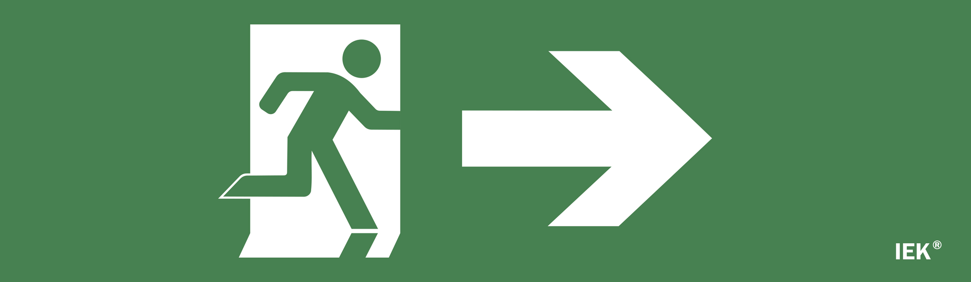 Этикетка самоклеящаяся 310х90 мм ''Фигура/стрелка влево''