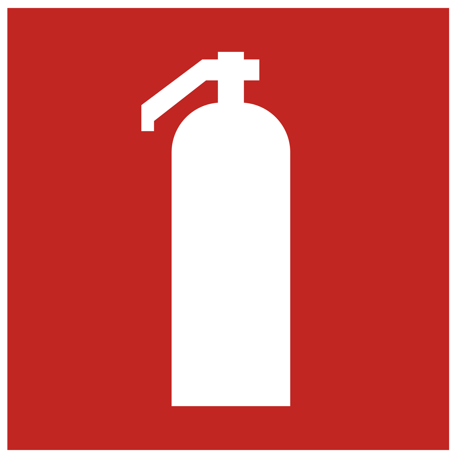 Этикетка самоклеящаяся 150х150 мм ''Огнетушитель''