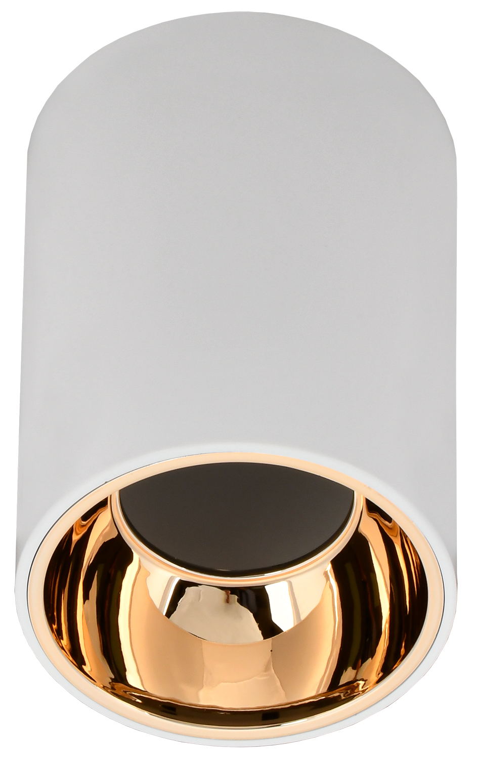 Светильник декоративный 4111 накладной потолочный под лампу GU10 белый/золото пластик