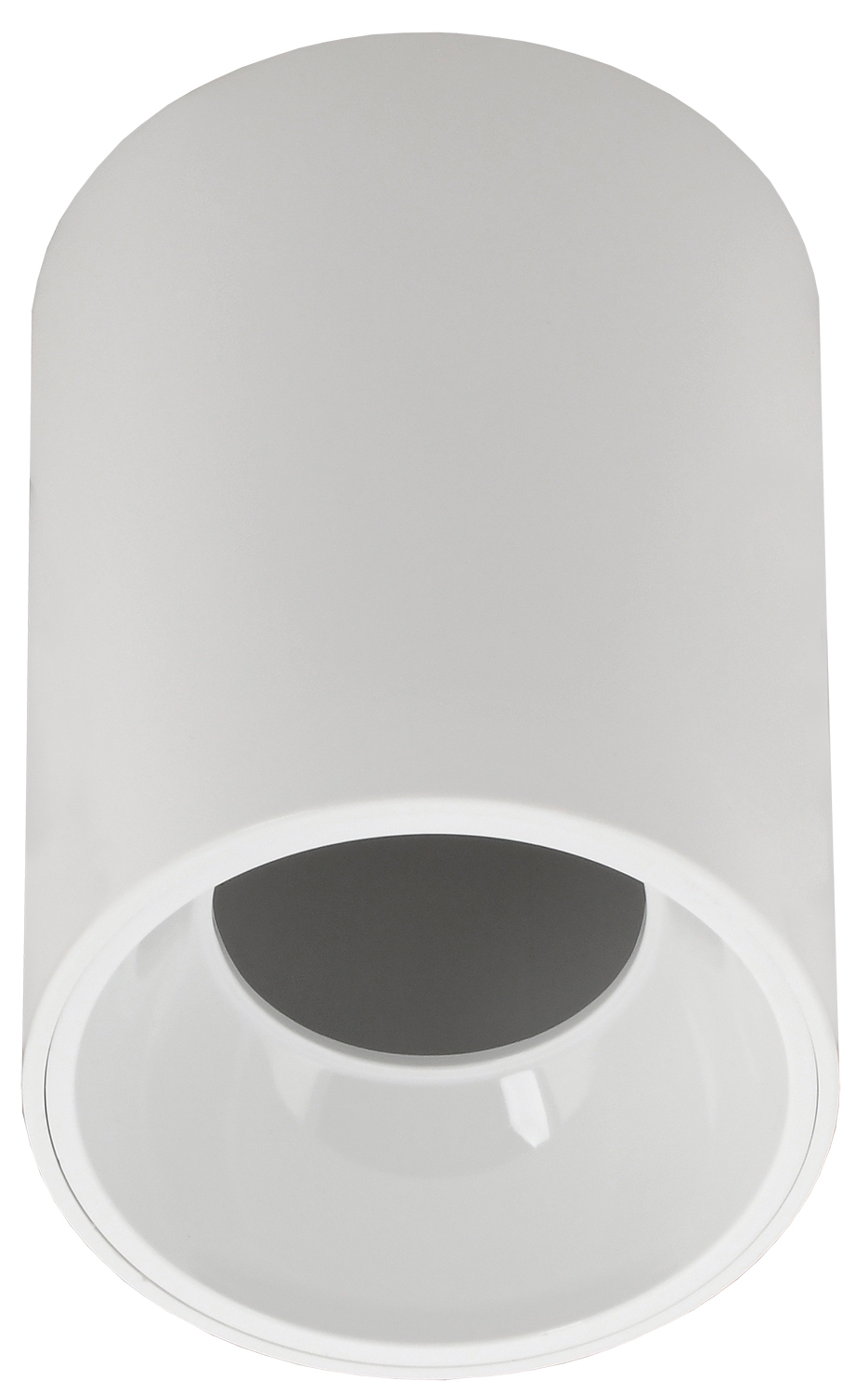 Светильник декоративный 4111 накладной потолочный под лампу GU10 белый пластик