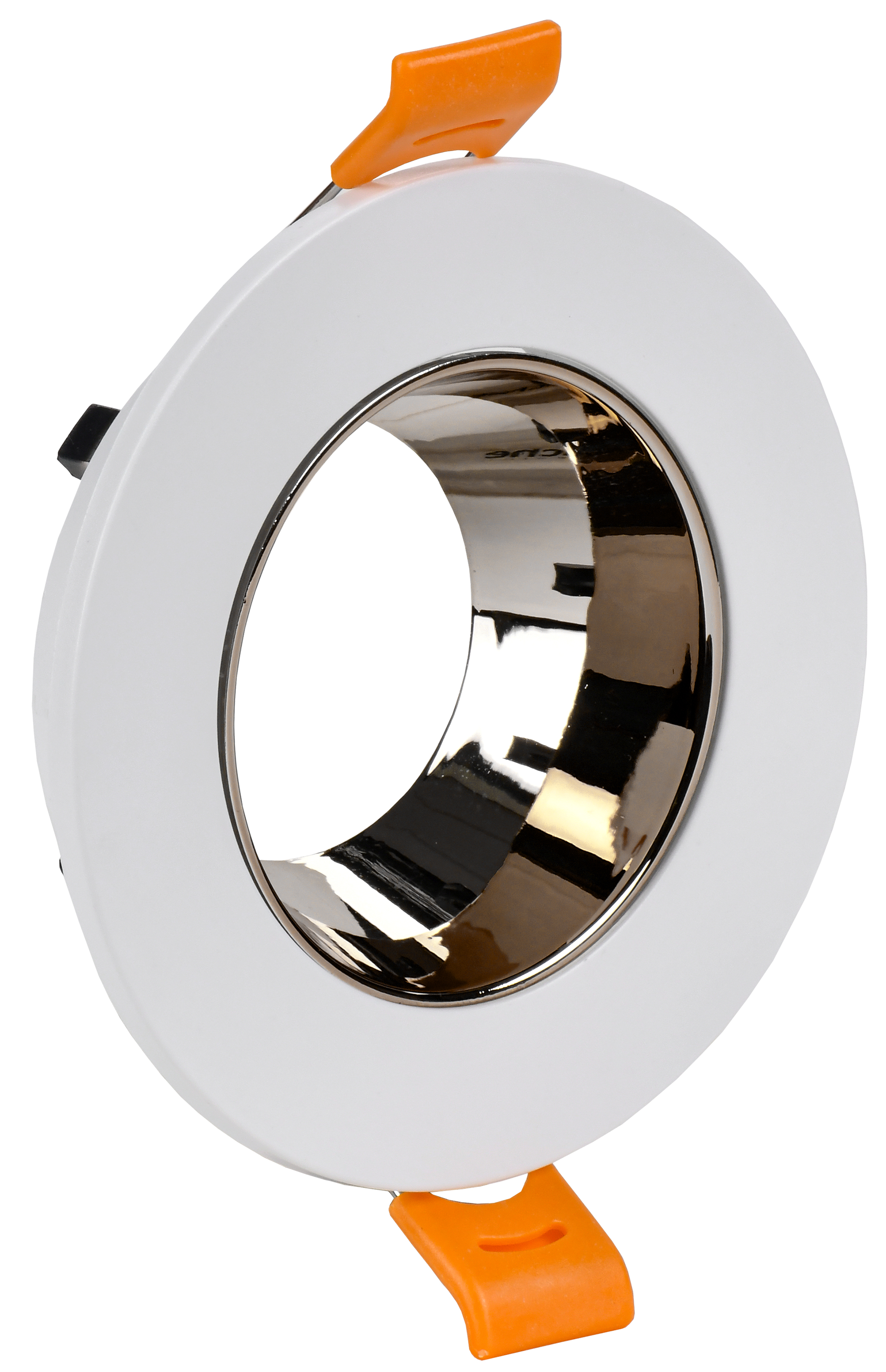 Светильник 4106 встраиваемый декоративный поворотный под лампу GU10 белый/шоколад пластик