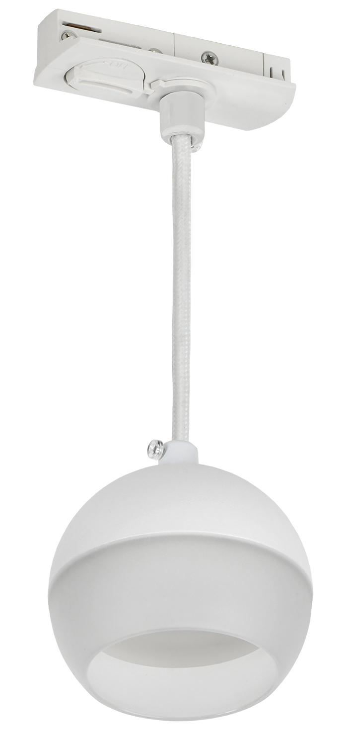 Светильник на шинопроводе 4119 декоративный трековый спот подвесной под лампу GX53 белый