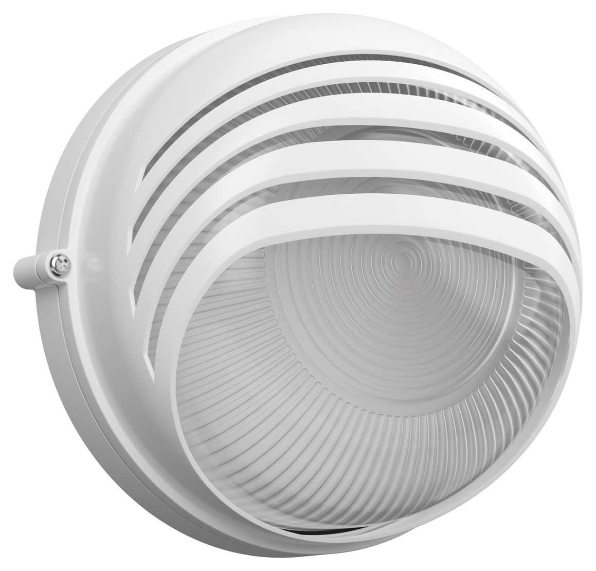 Светильник НПП1307 белый/круг ресничка 60 Вт IP54