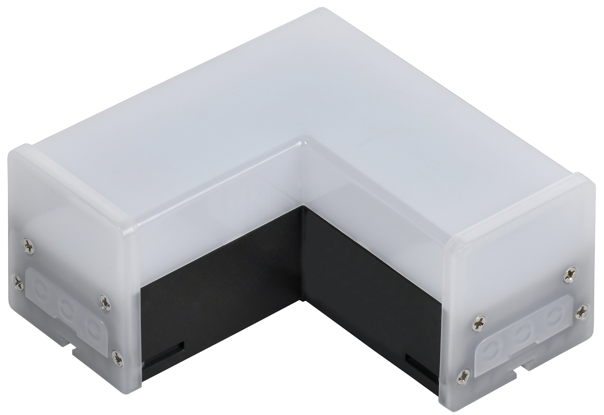 Светильник LED L-образный 1010 8Вт 4000К 117х117мм чер