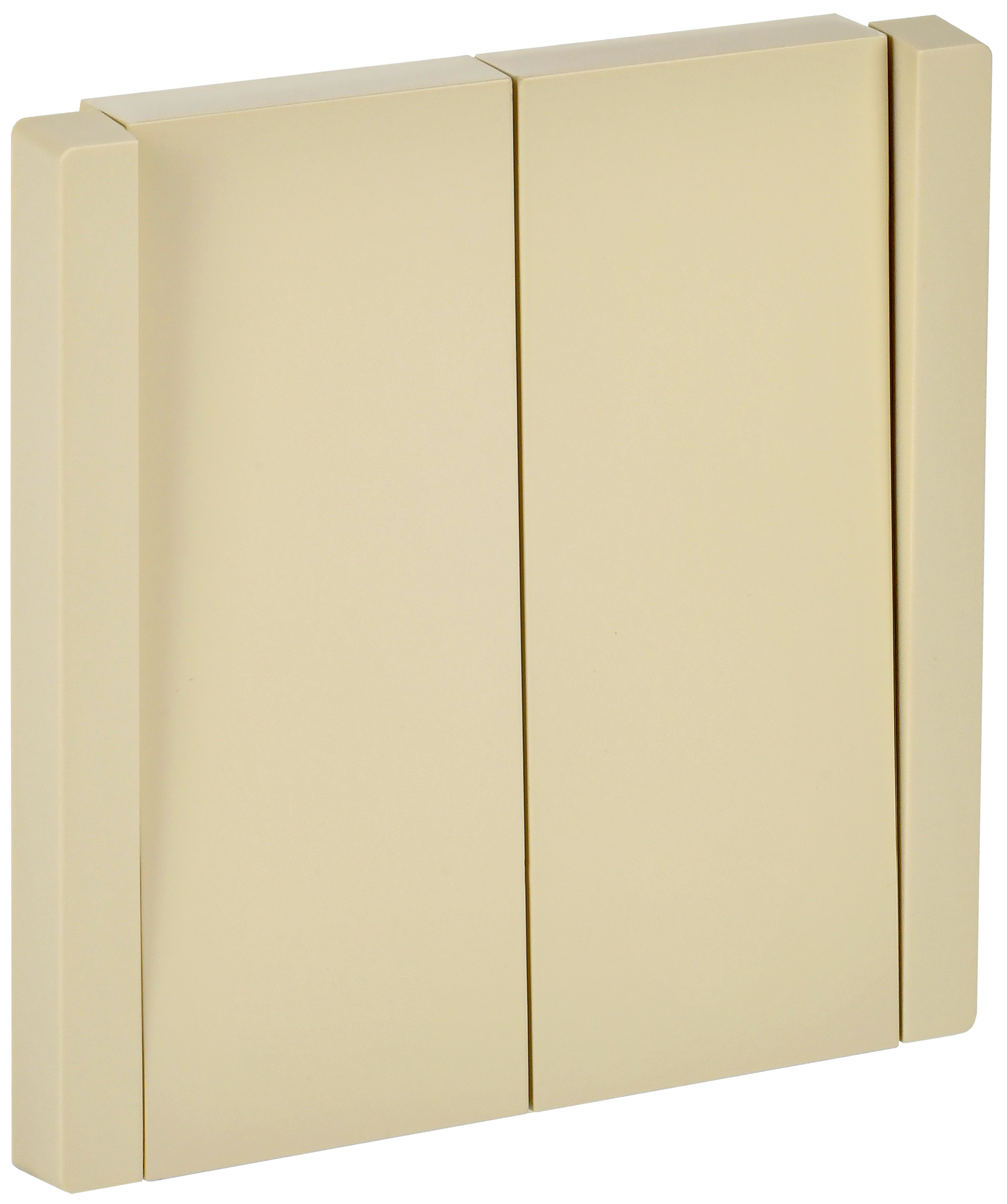 FORTE&PIANO Выключатель 2-клавишный перекрестный 10А FP409 ваниль IEK