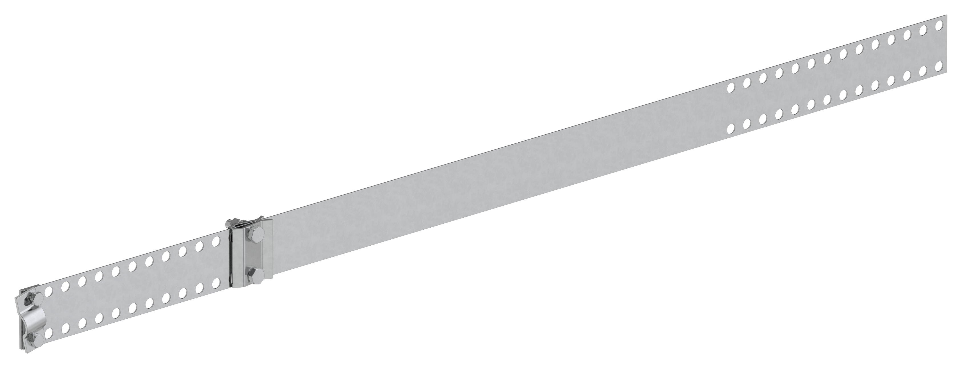 Держатель проводника круглого 5-10 мм водосточная труба 120-220 мм оцинкованная сталь HDZ