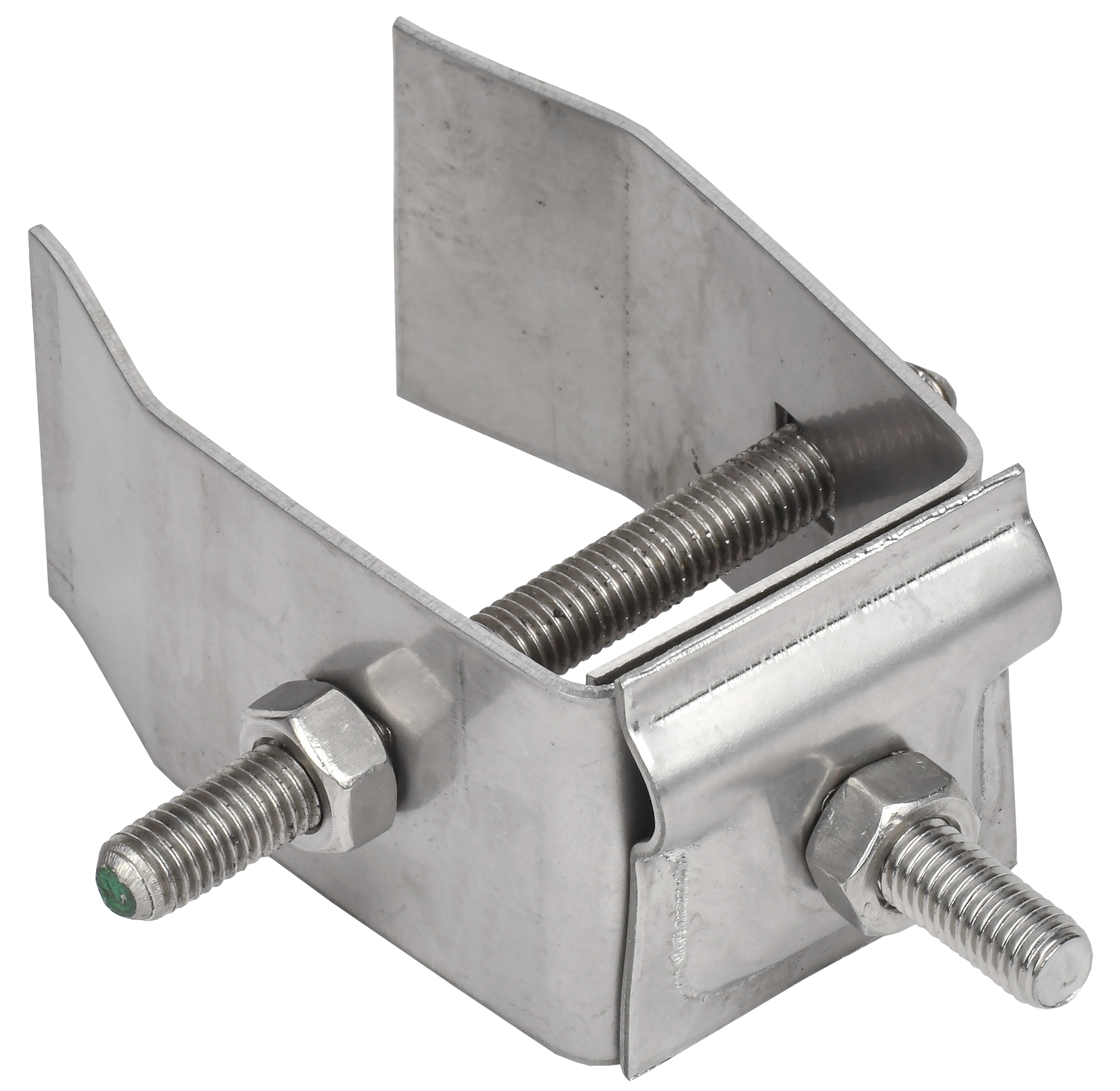 Держатель проводника круглого 6-10 мм для конструкций h 70 мм оцинкованная сталь