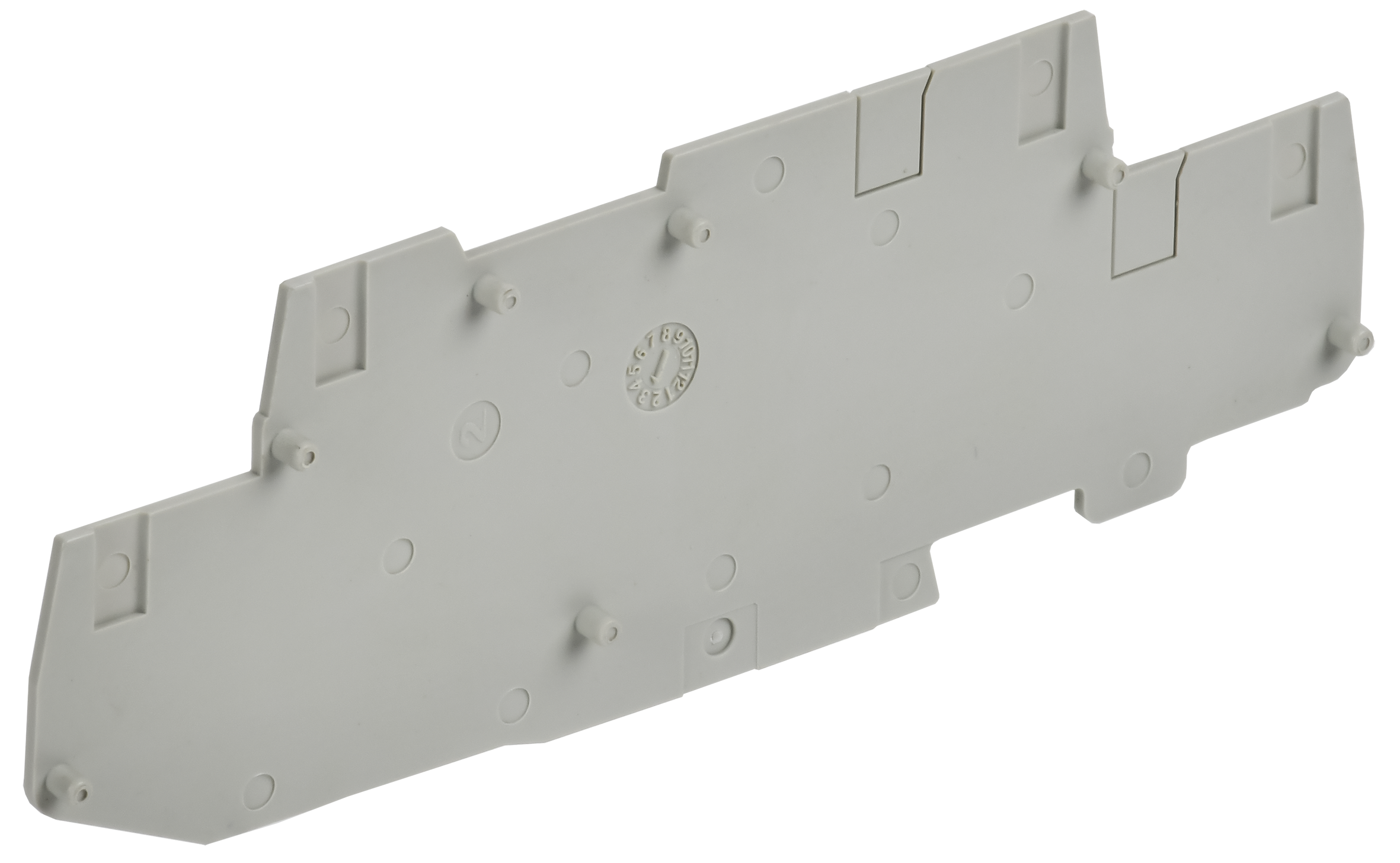 ARMAFIX Заглушка торцевая для клеммы CP-ML 2 уровневой с ножевым размыкателем 2,5мм2 серая IEK