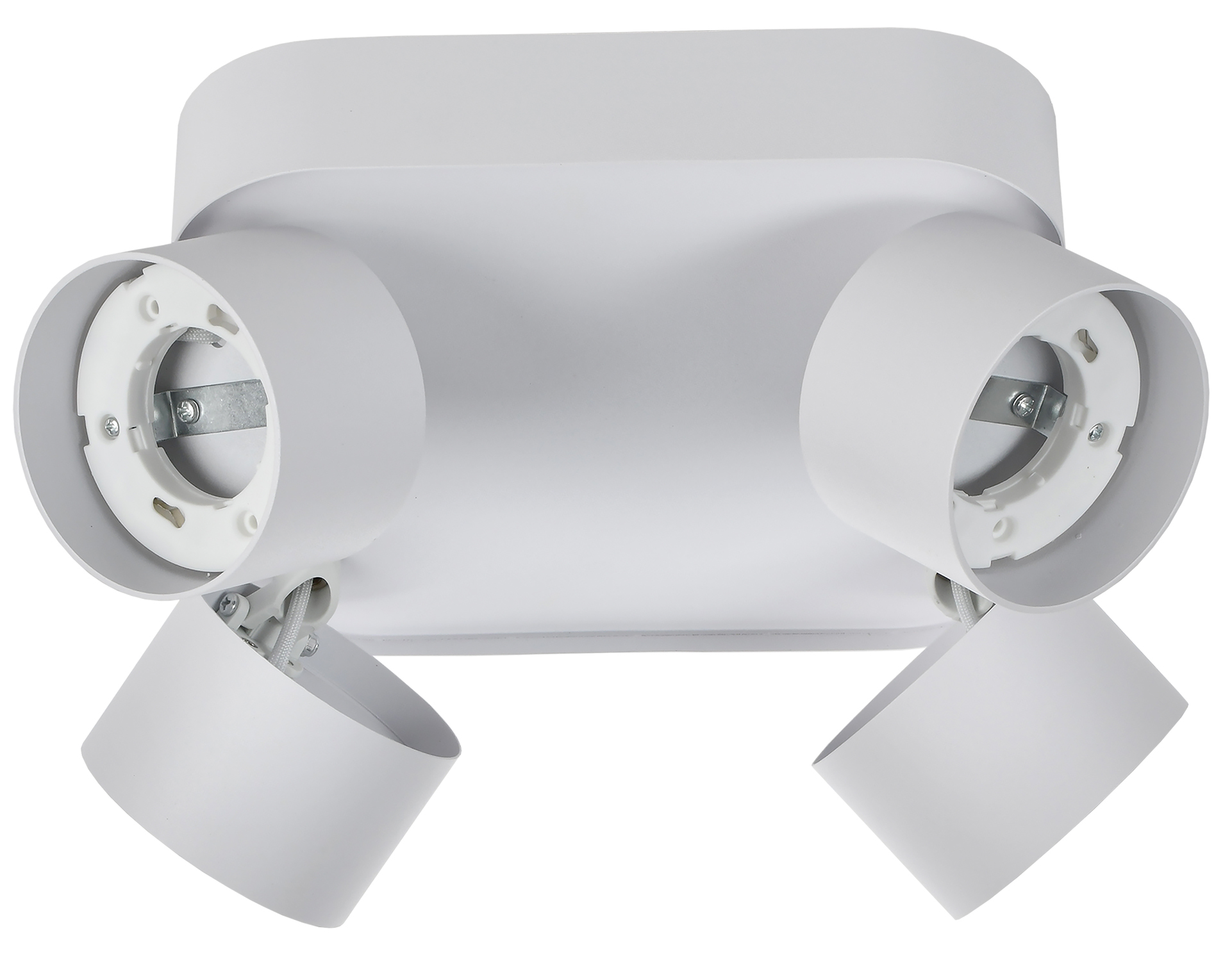 Светильник 4044 накладной потолочный под лампу 4хGX53 белый