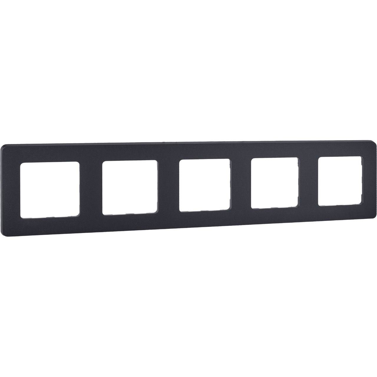 Рамка 5-местная антрацит INSPIRIA