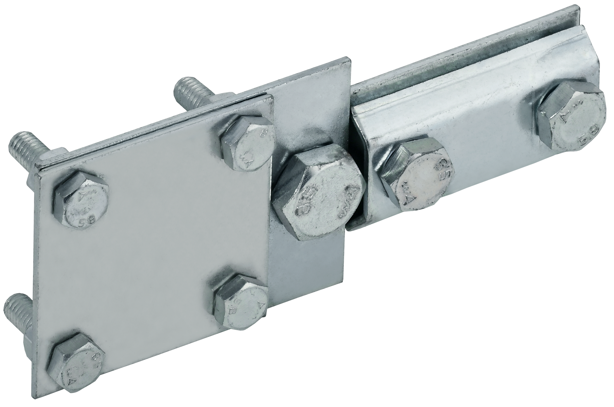 Зажим соединительный контрольный пруток 6-8 мм-полоса 30 мм оцинкованная сталь HDZ