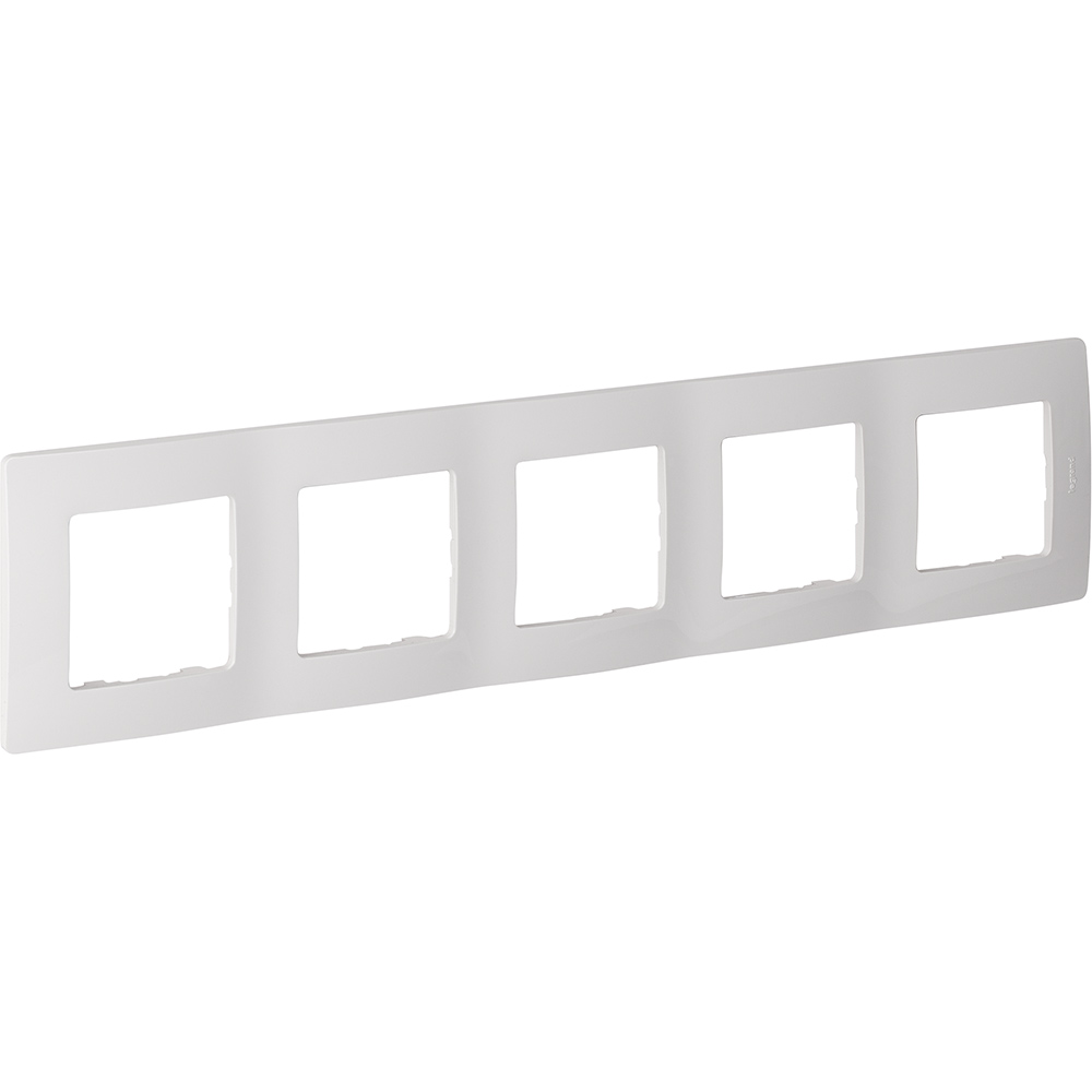 Рамка 5-местная белый ETIKA