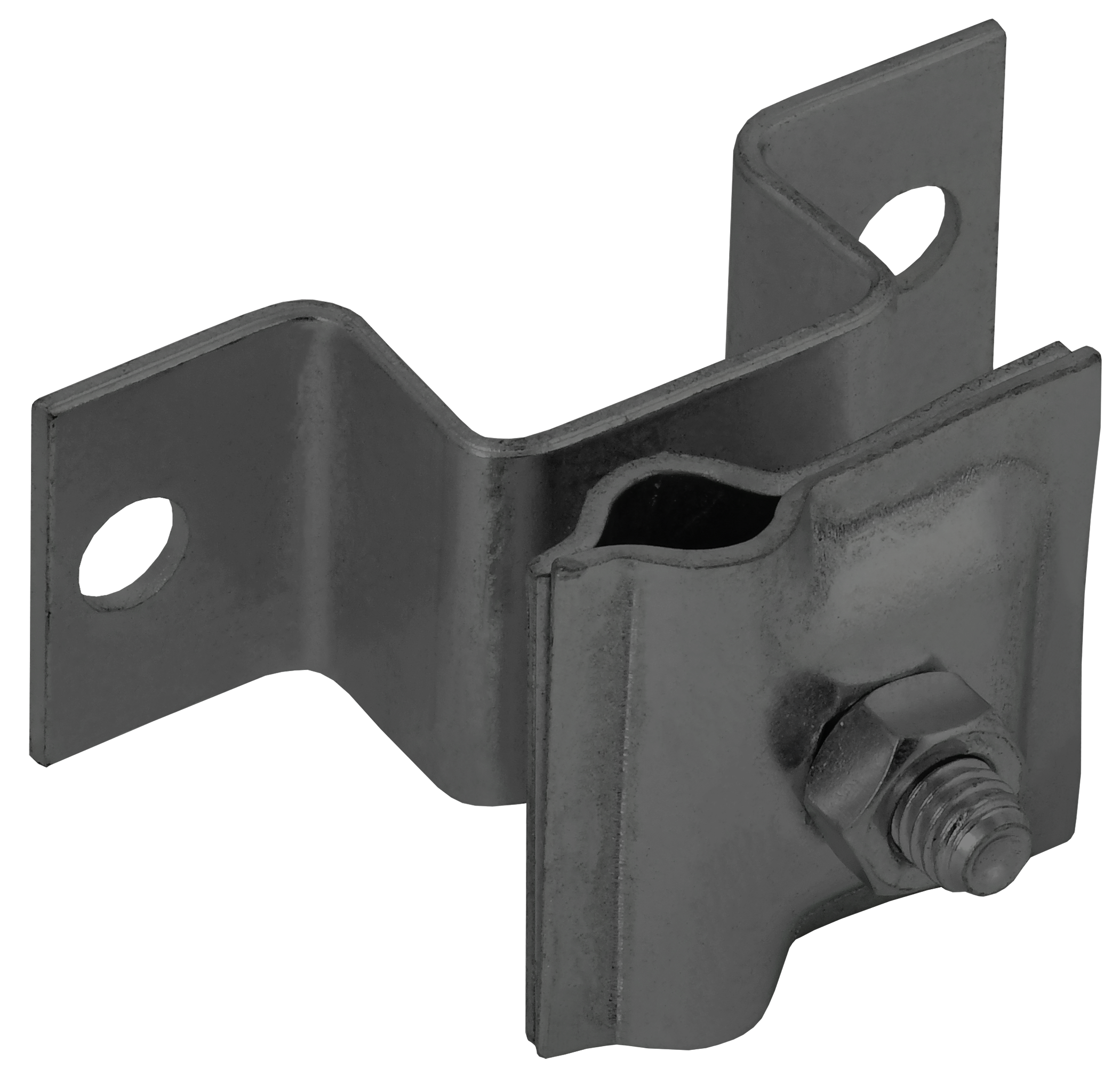 Держатель-зажим соединительный проводника круглого 6-10 мм опорный L 30-40 мм оцинкованная сталь TD