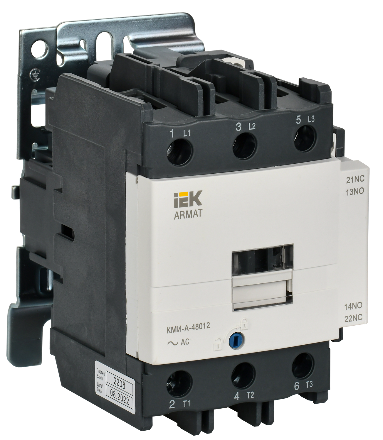 Контактор КМИ-А-48012 LC1D 80А 48В/АС3 1НО/1НЗ