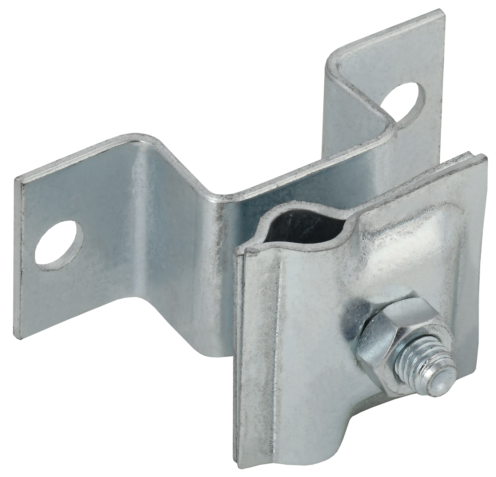 Держатель-зажим соединительный проводника круглого 6-10 мм опорный L 30-40 мм оцинкованная сталь HDZ