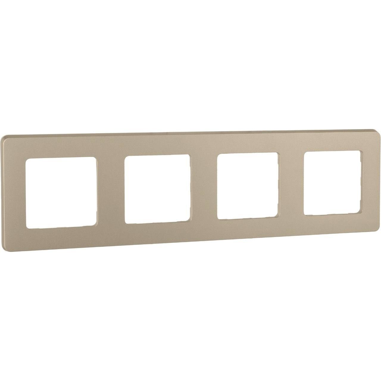 Рамка 4-местная шампань INSPIRIA