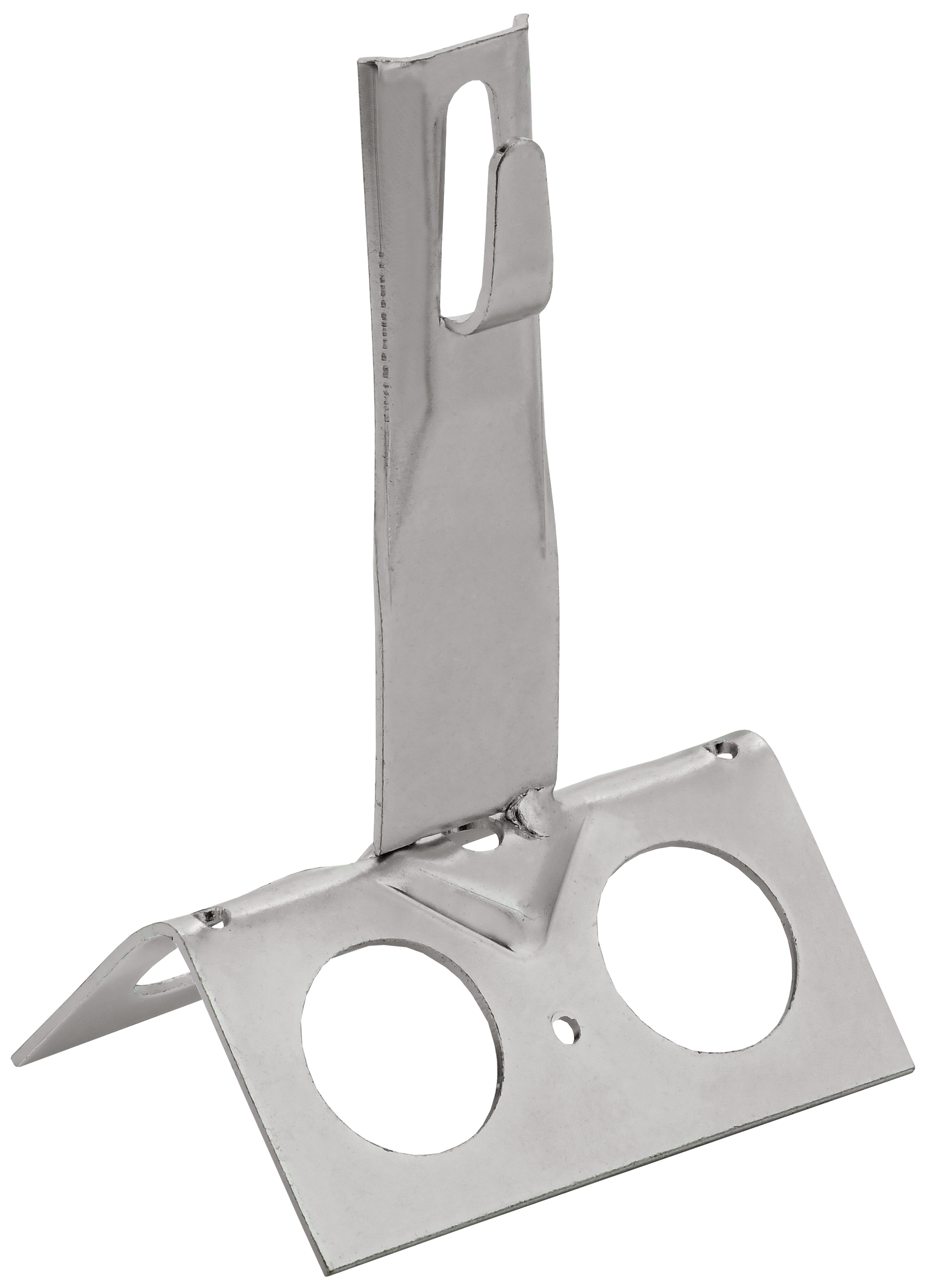 Держатель проводника круглого 6-8 мм для конька широкого h 100 мм нержавеющая сталь