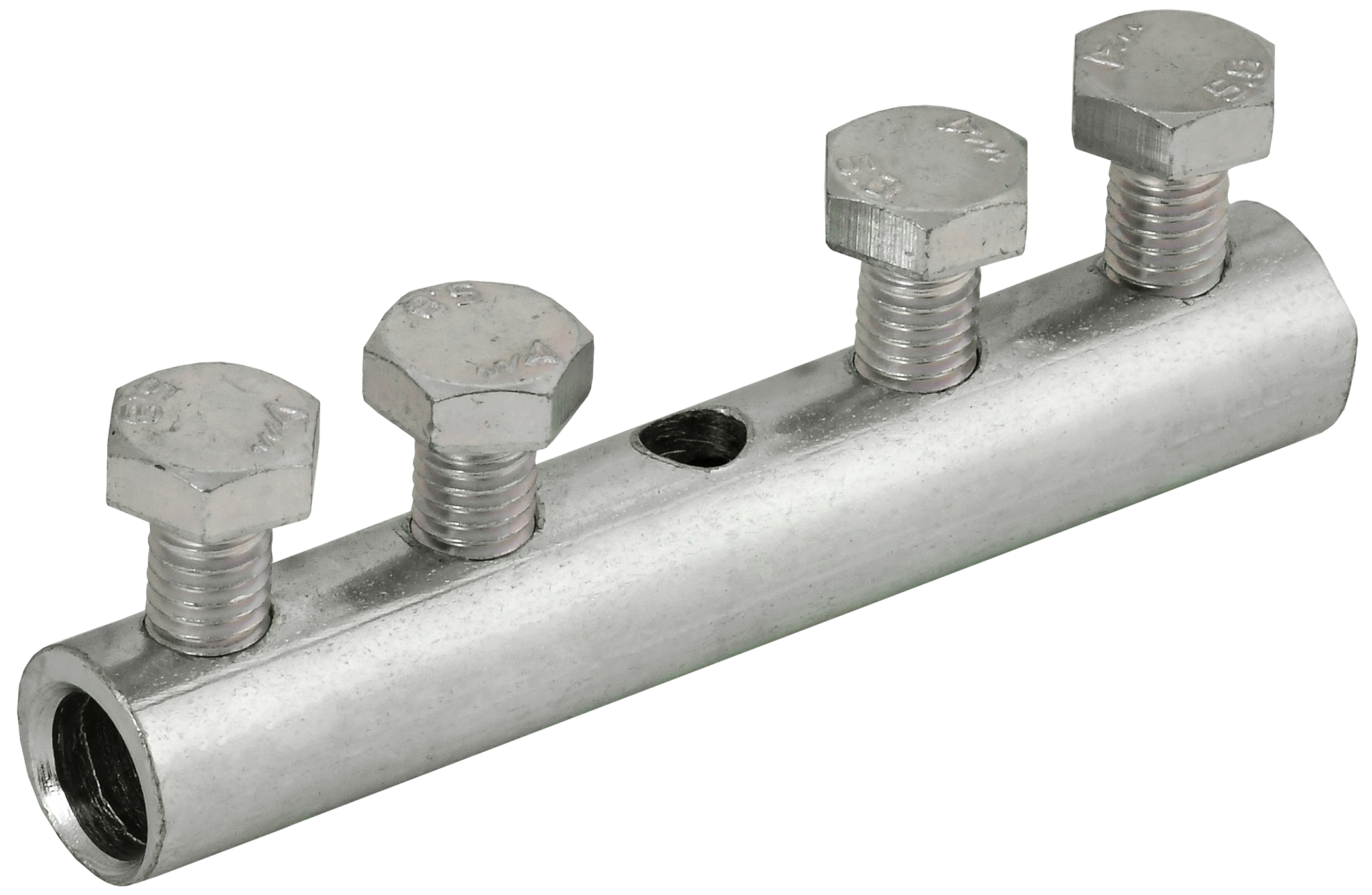 Зажим соединительный прямой пруток-пруток 6-10 мм нержавеющая сталь