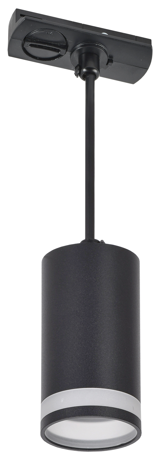 Светильник 4117 декоративный трековый на шинопровод подвесной под лампу GU10 черный