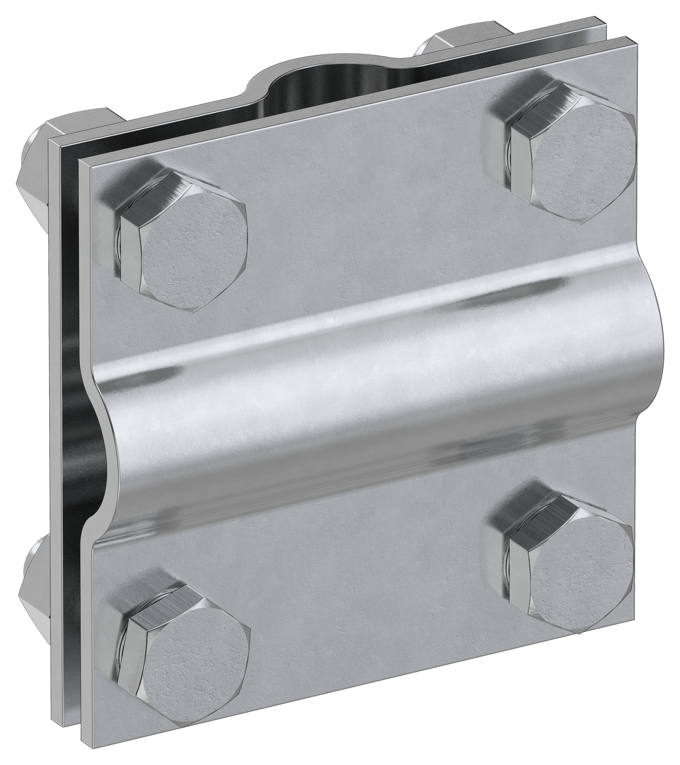 Зажим крестообразный полоса/пруток-полоса/пруток 30/8мм оцинкованная сталь HDZ