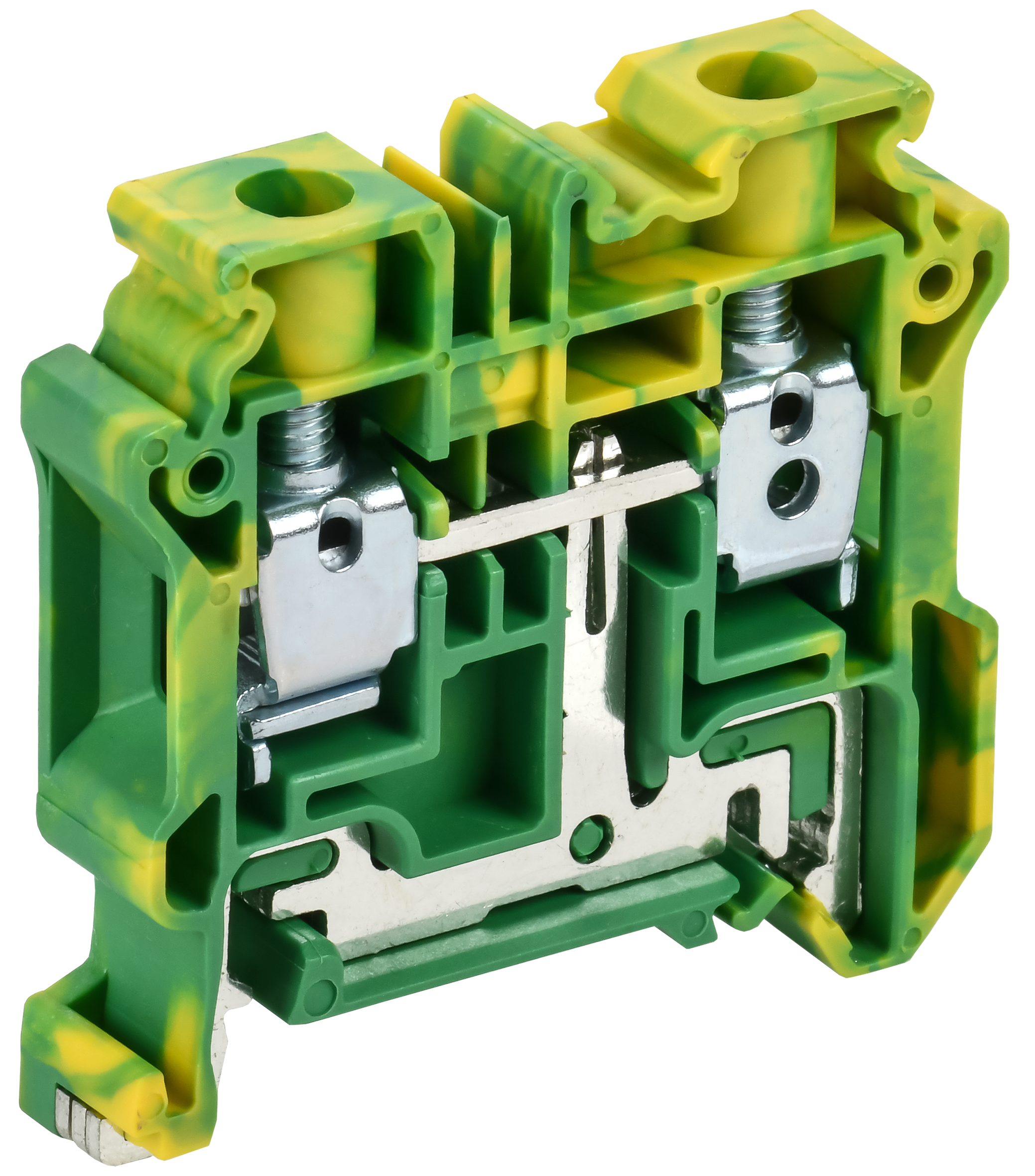 ARMAFIX Колодка клеммная CY10 PE винтовая 10мм2 проходная заземляющая Ex IEK